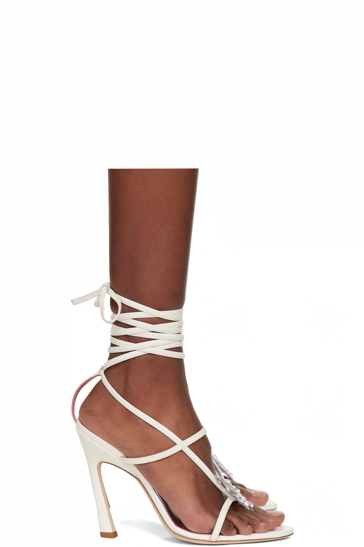 White Butterfly '105 Heeled Sandals