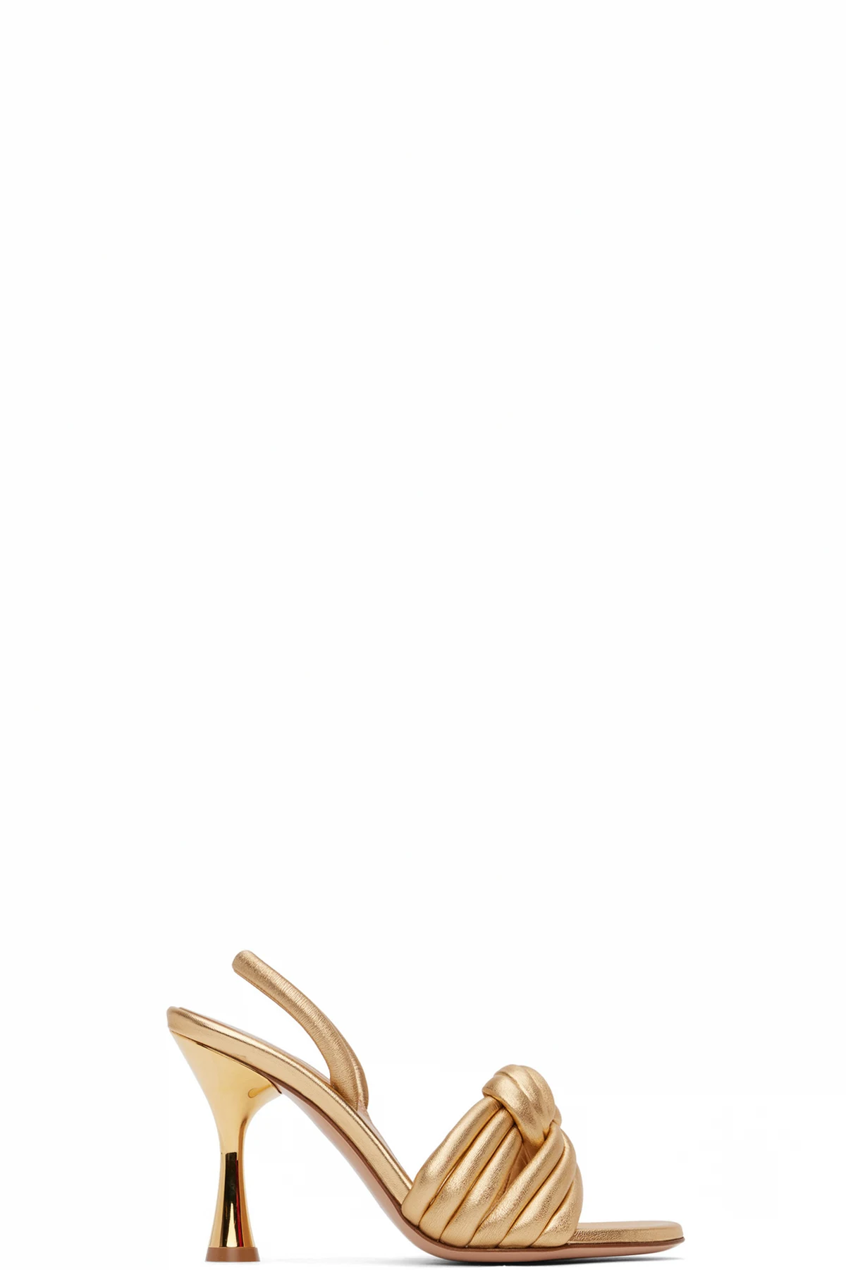 Gold Ottavia Heeled Sandals