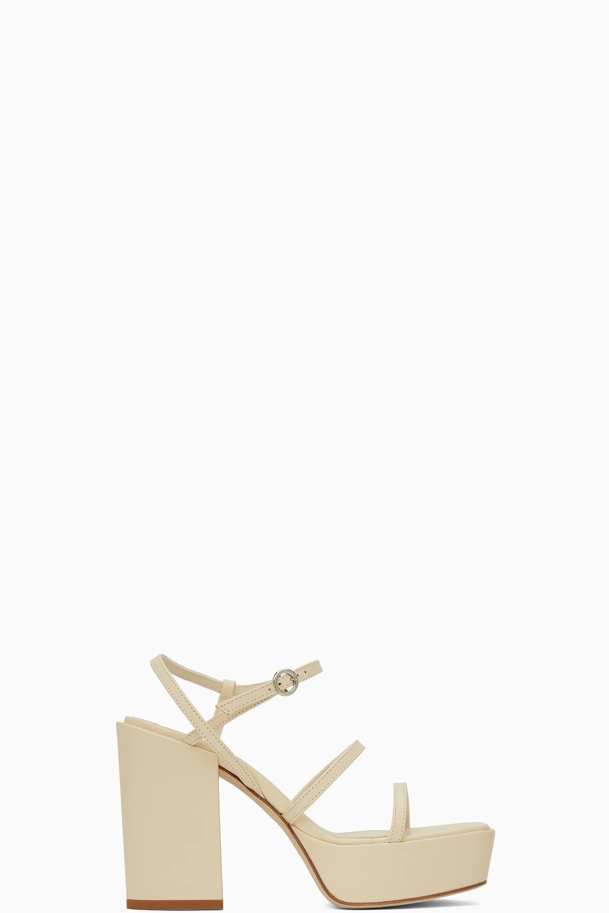 Beige Katalin Heeled Sandals