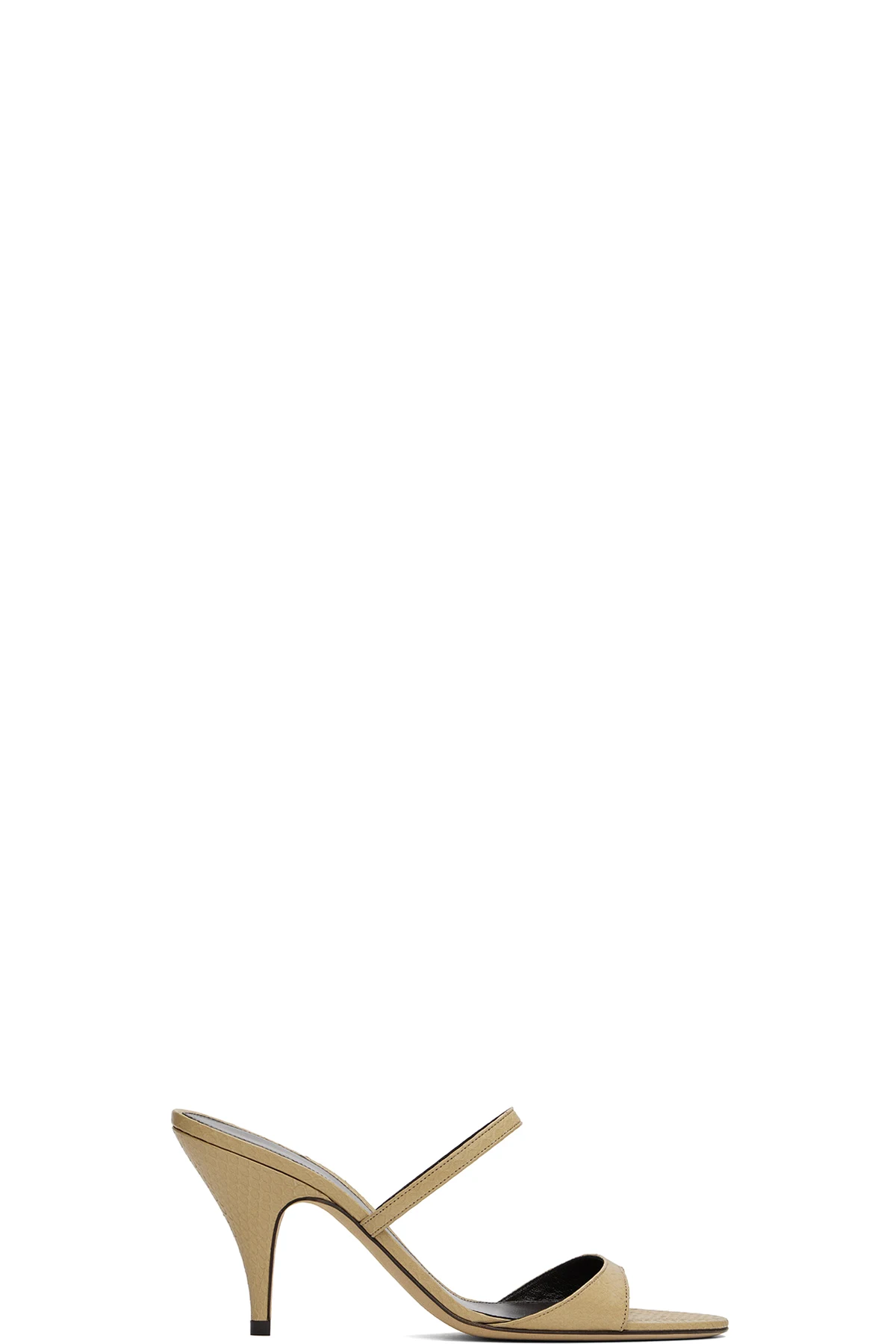 Beige Vika Heeled Sandals