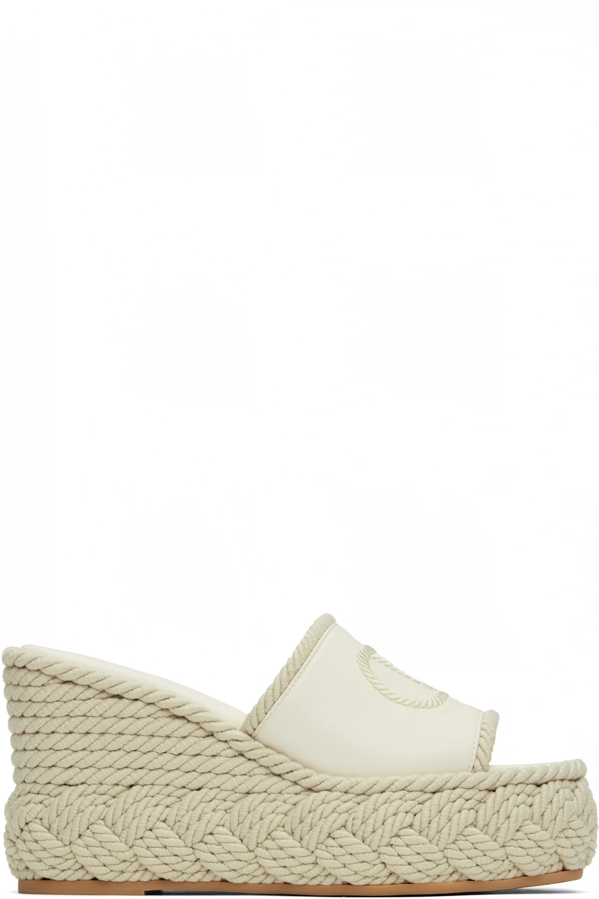 Off-White VLogo Torchon Wedge Slide Sandals