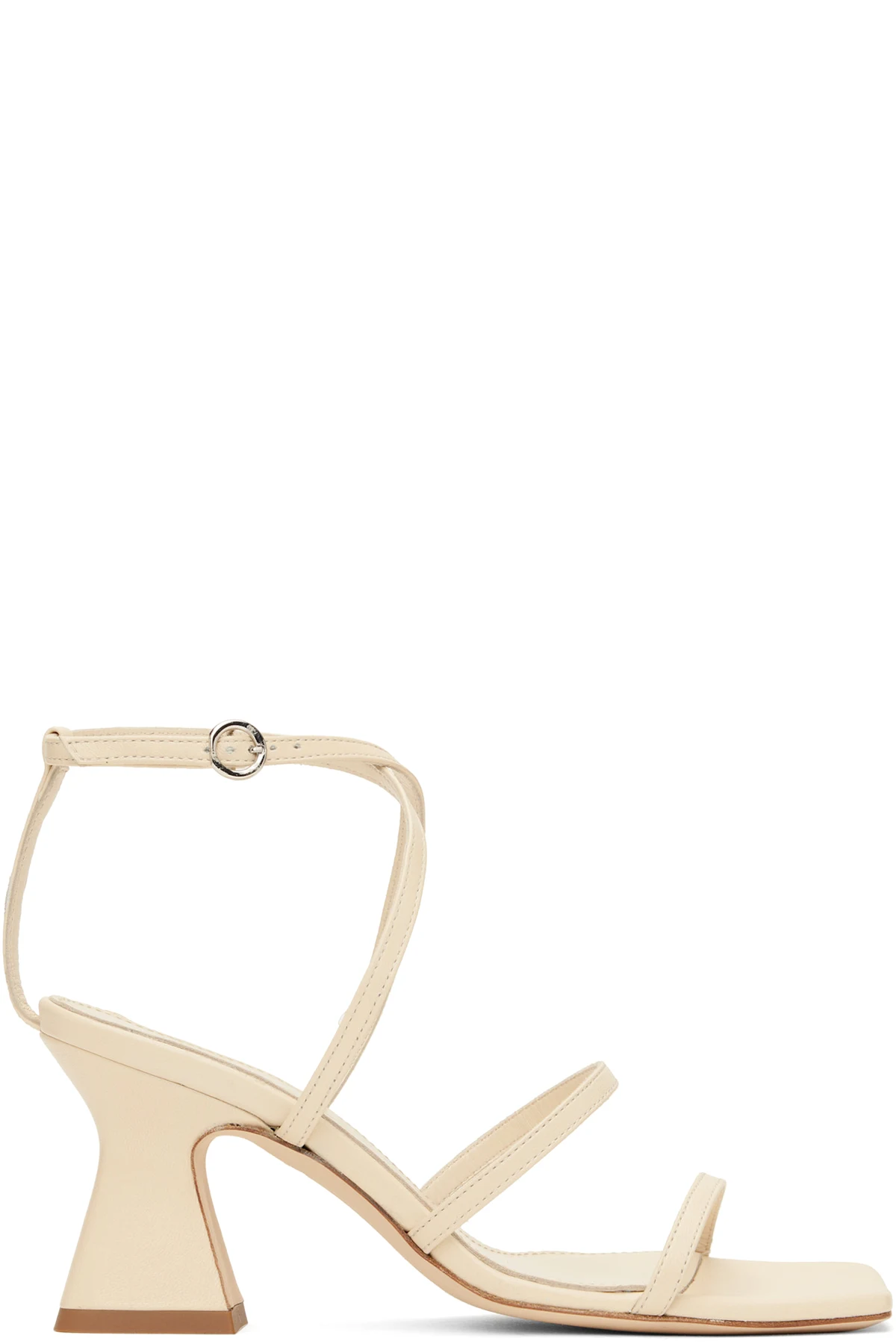 Off-White Edda Leather Heeled Sandals