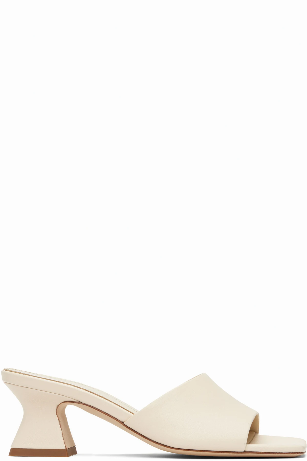 Off-White Ale Leather Mules