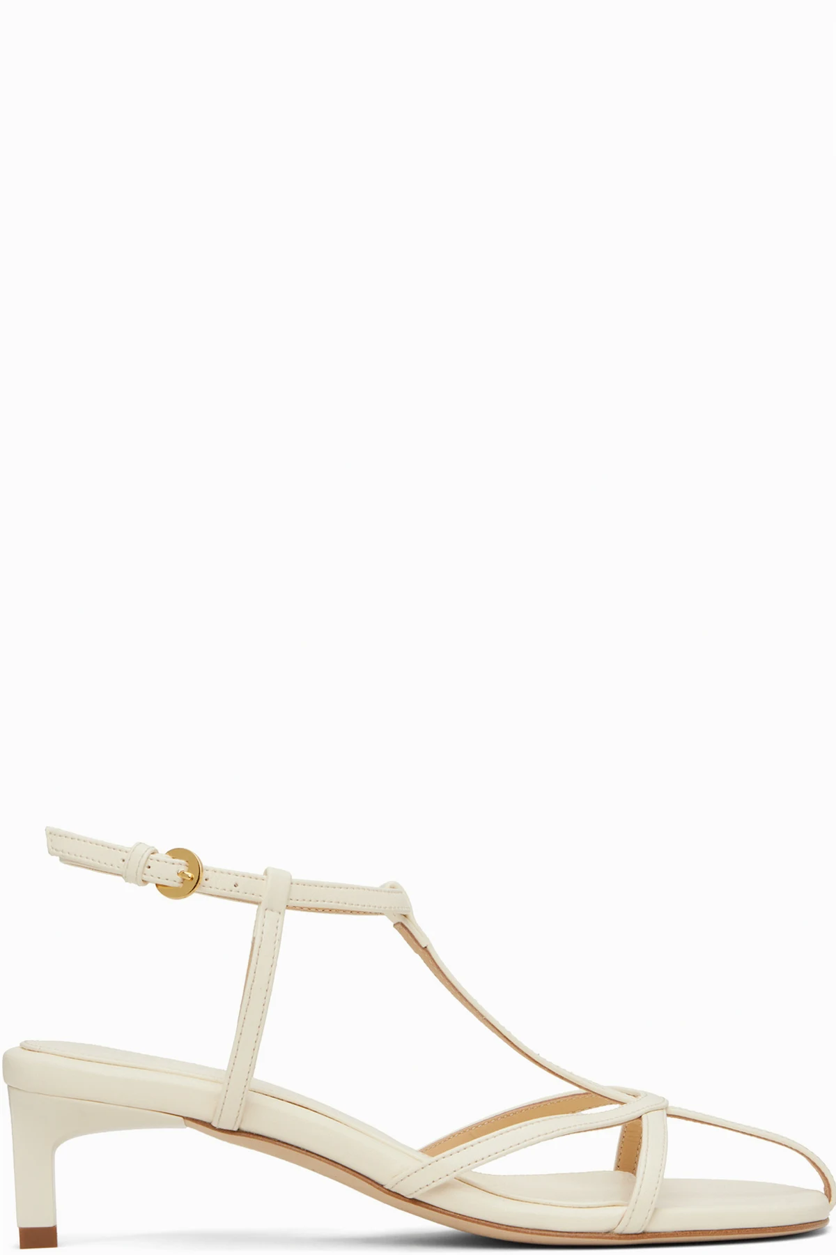 Off-White Tee Heeled Sandals