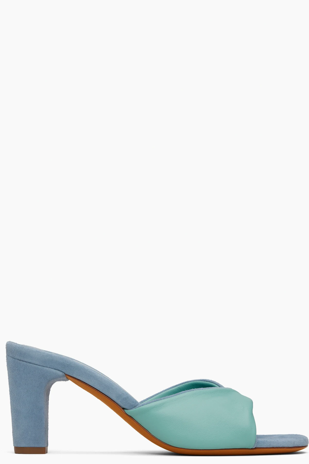 Blue Louise Heeled Sandals