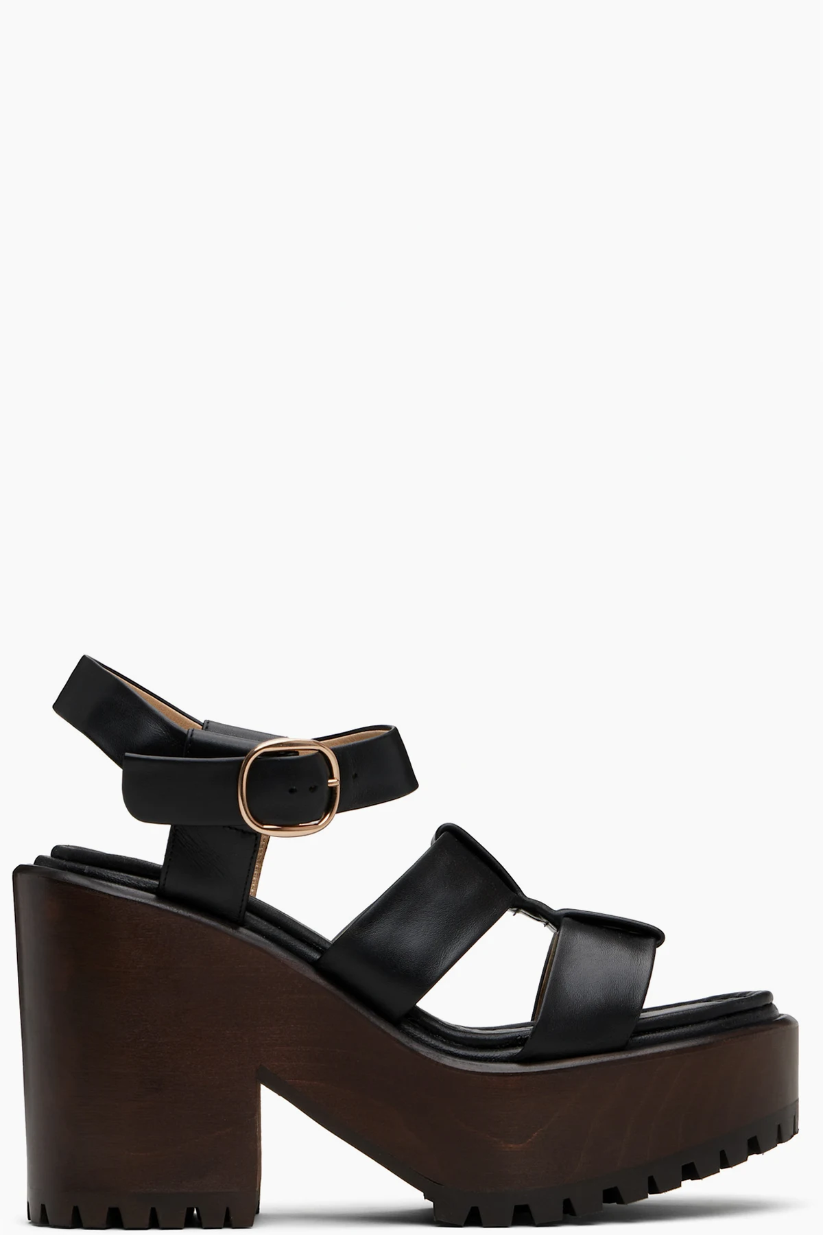 Black Hera Platform Sandals