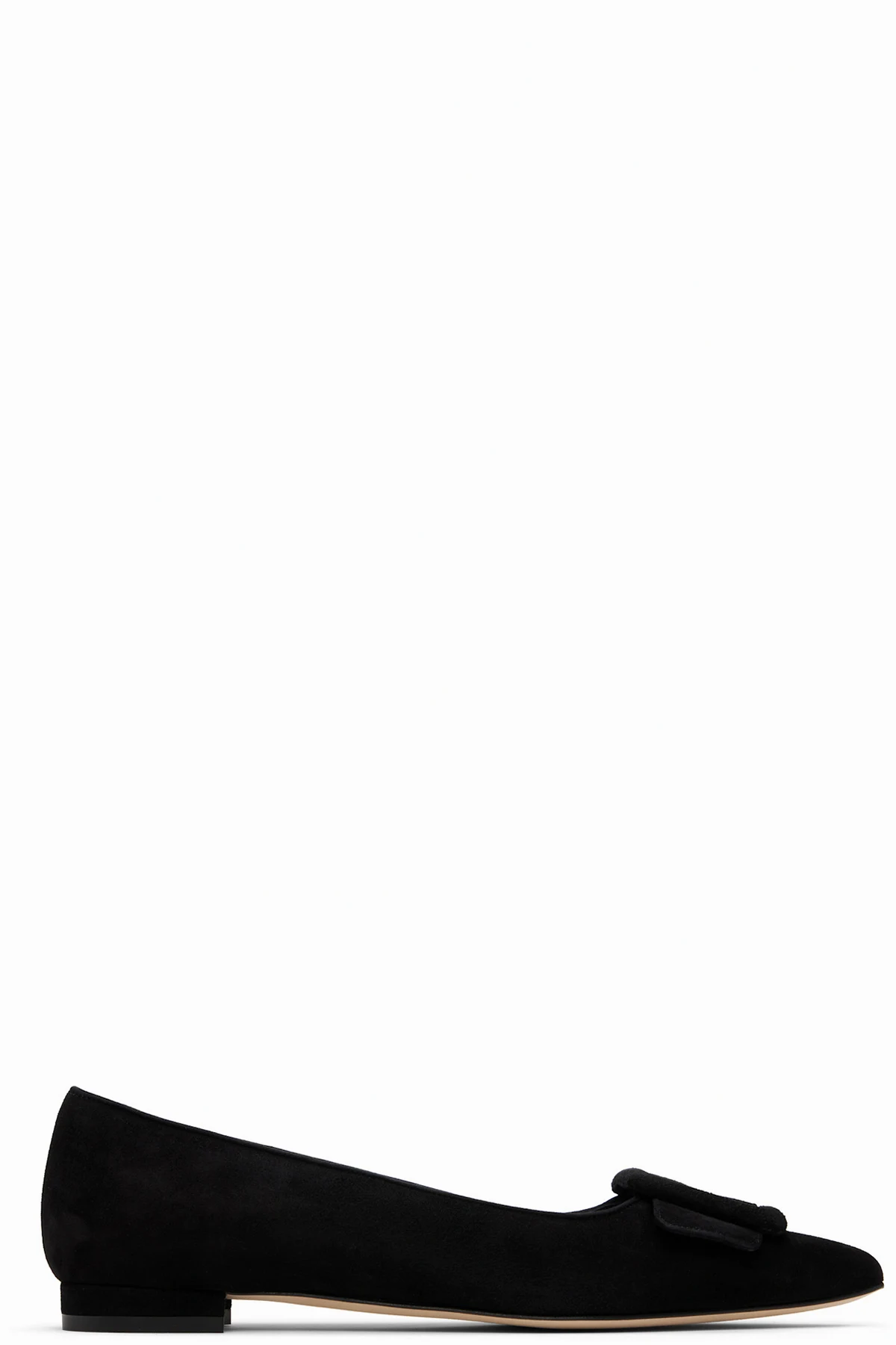 Black Maysale Pump Ballerina Flats