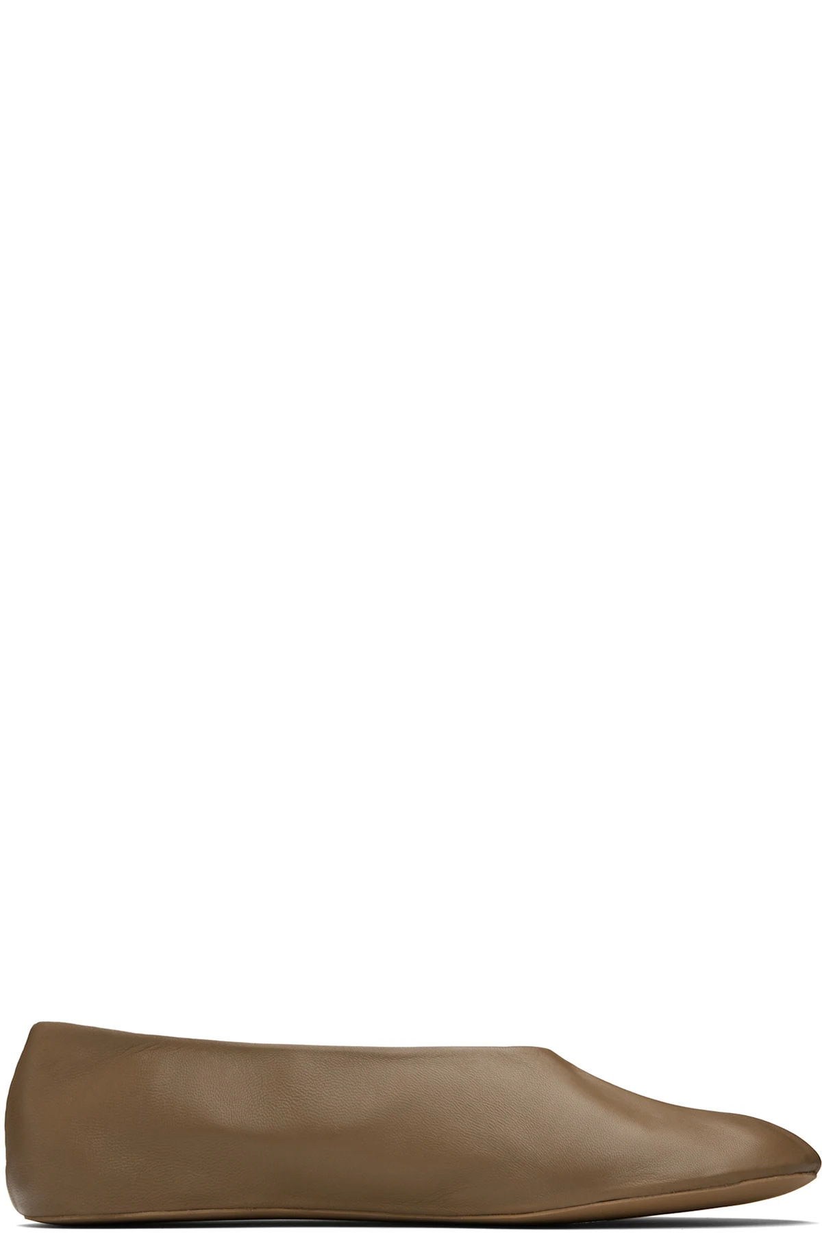 Taupe Stella Slipper Ballerina Flats