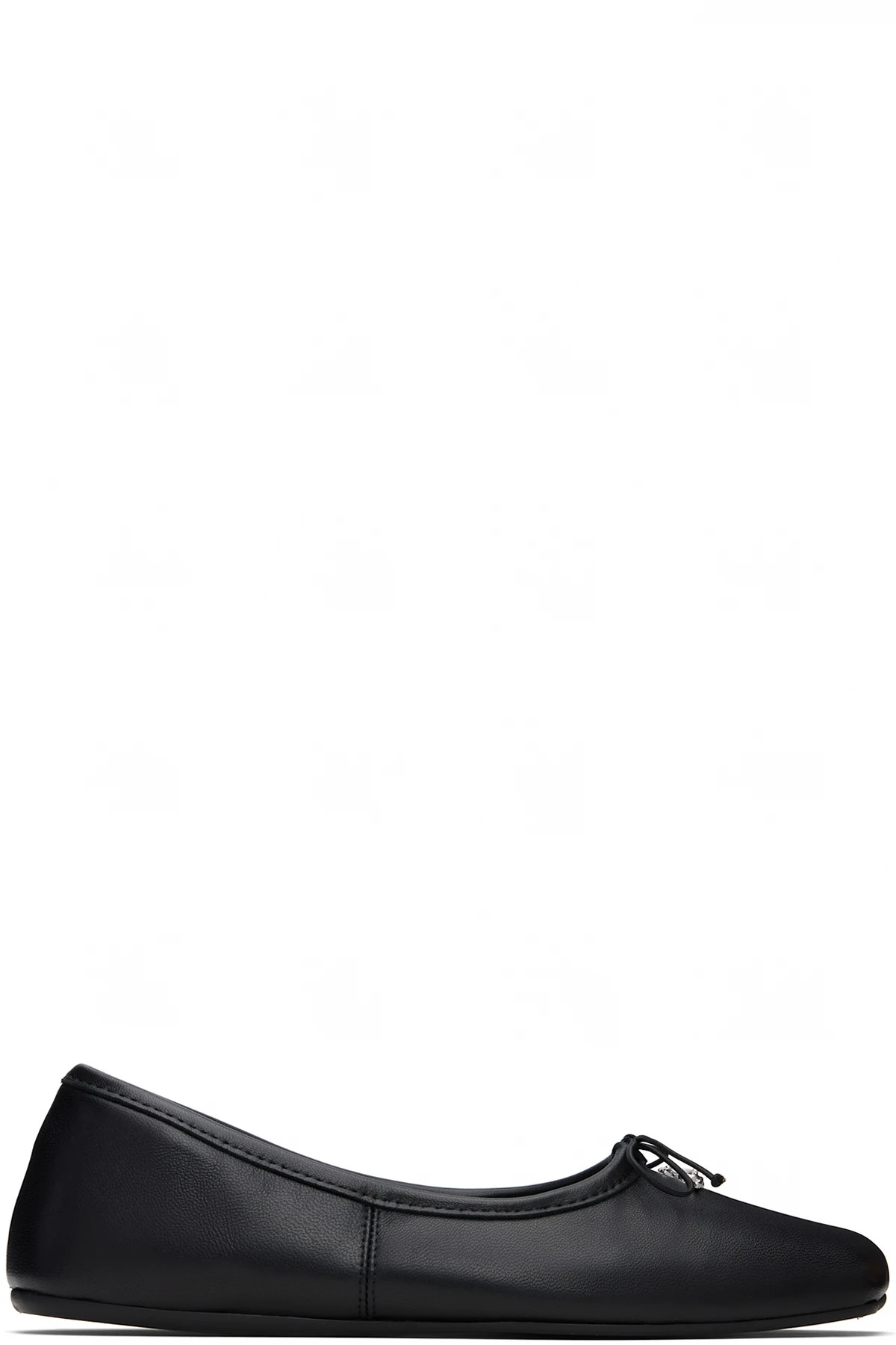 Black Brigitte Ballerina Flats