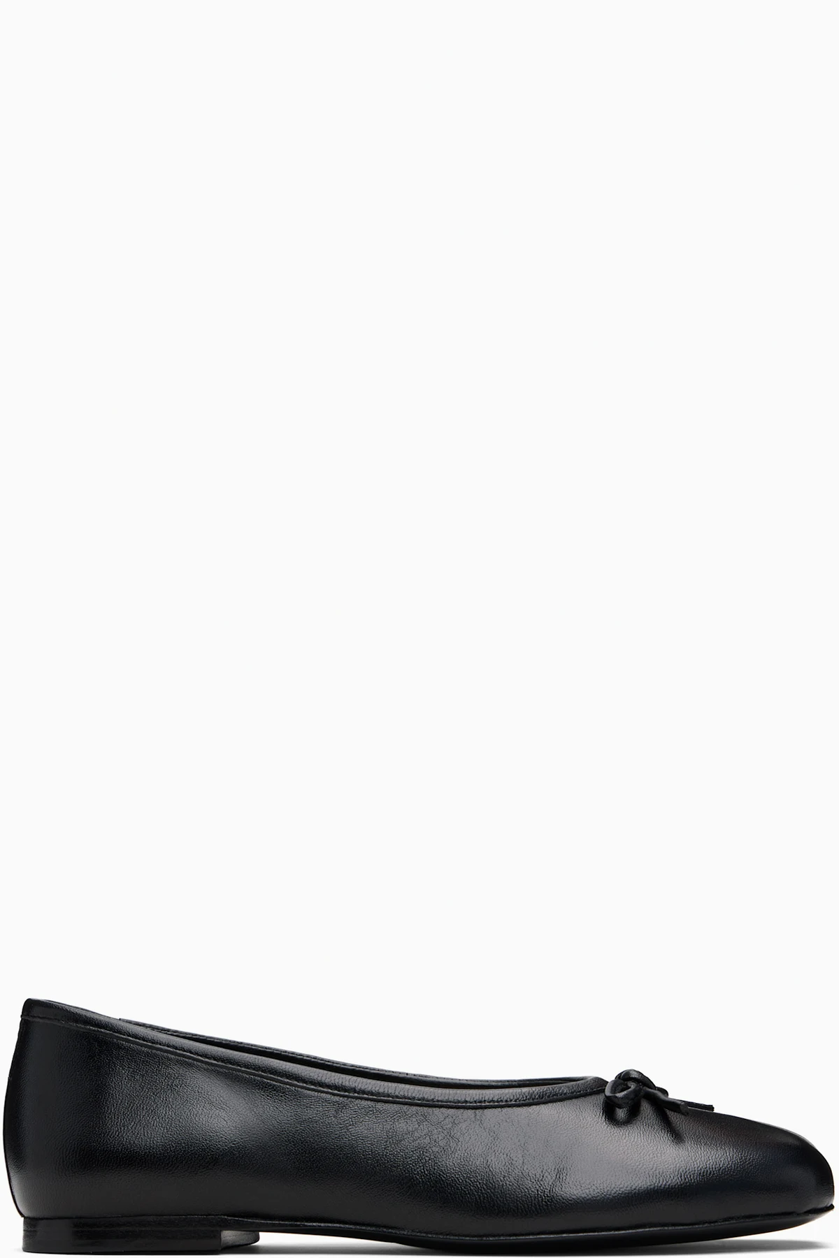 Black Paw Ballerina Flats