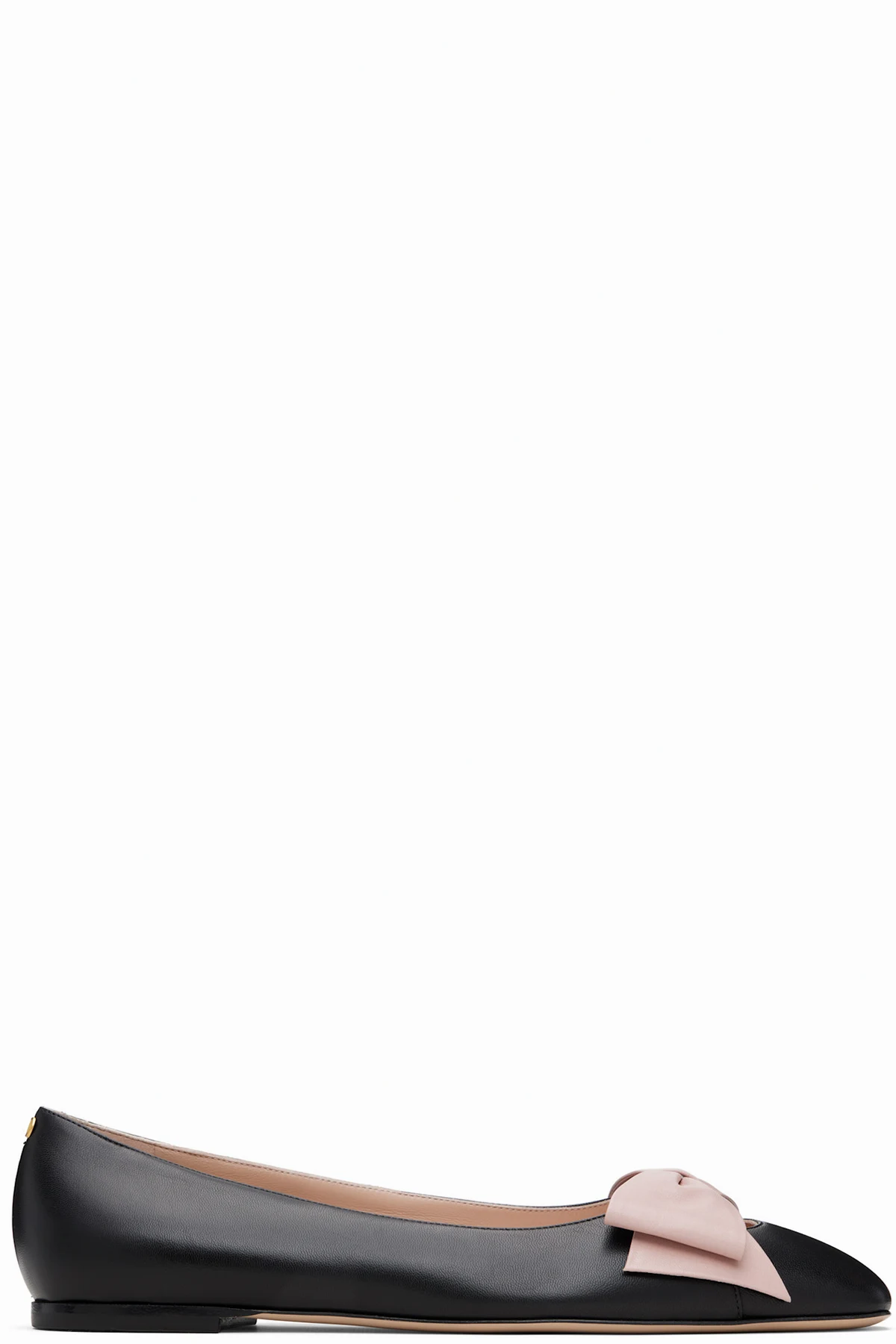 Black Bowow Kidskin Ballerina Flats