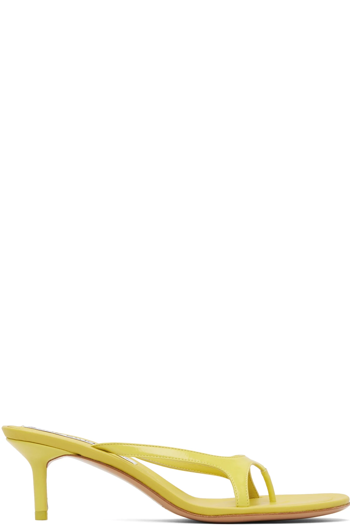 Yellow Beverly Kitten Lux Midsummer Heeled Sandals