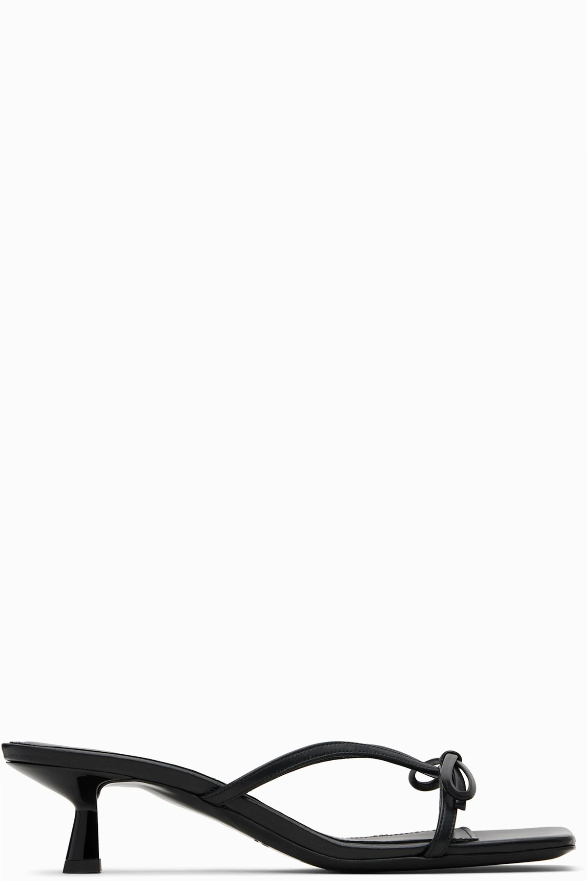Black Jackie Heeled Sandals