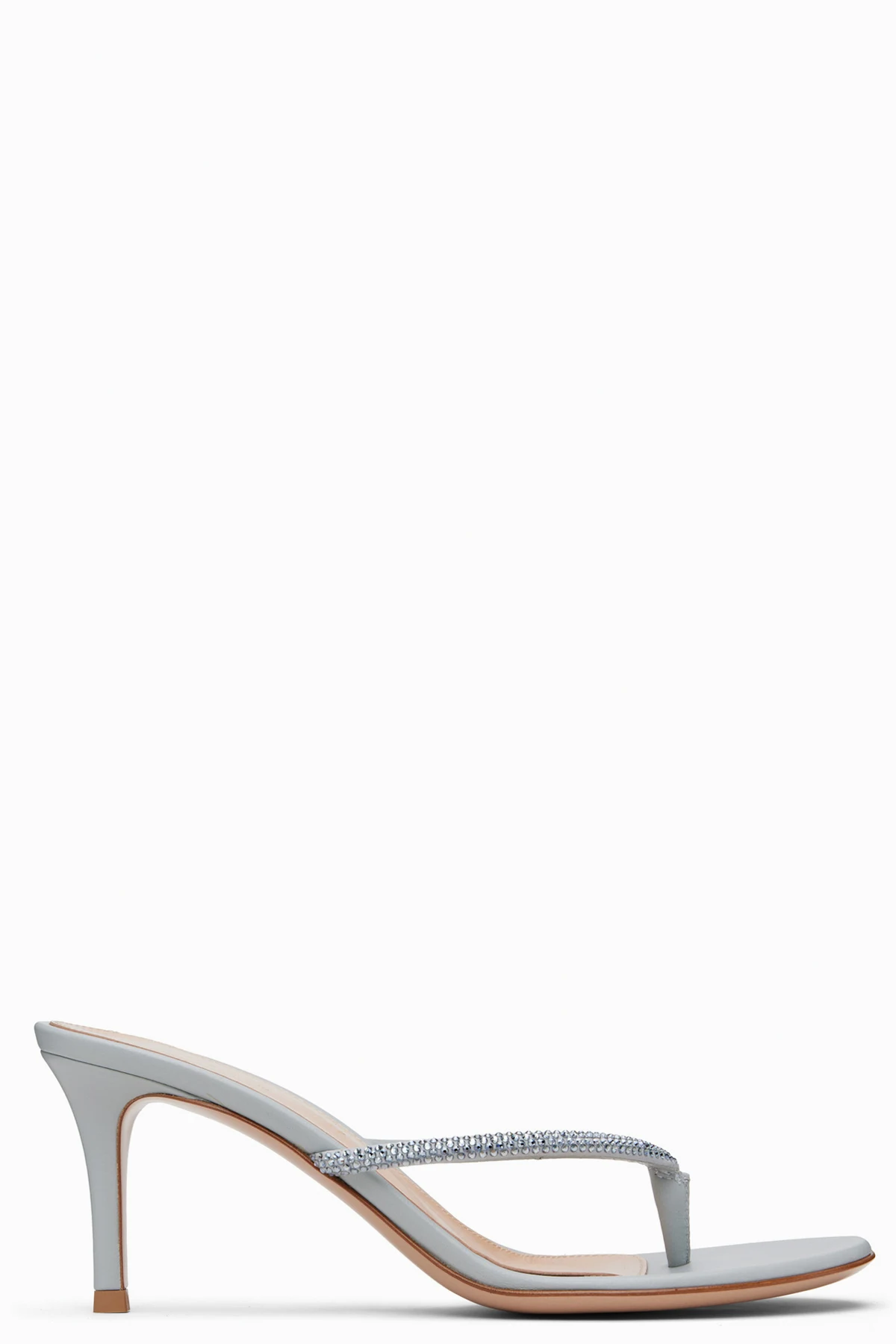 Blue India Thong 70 Heeled Sandals