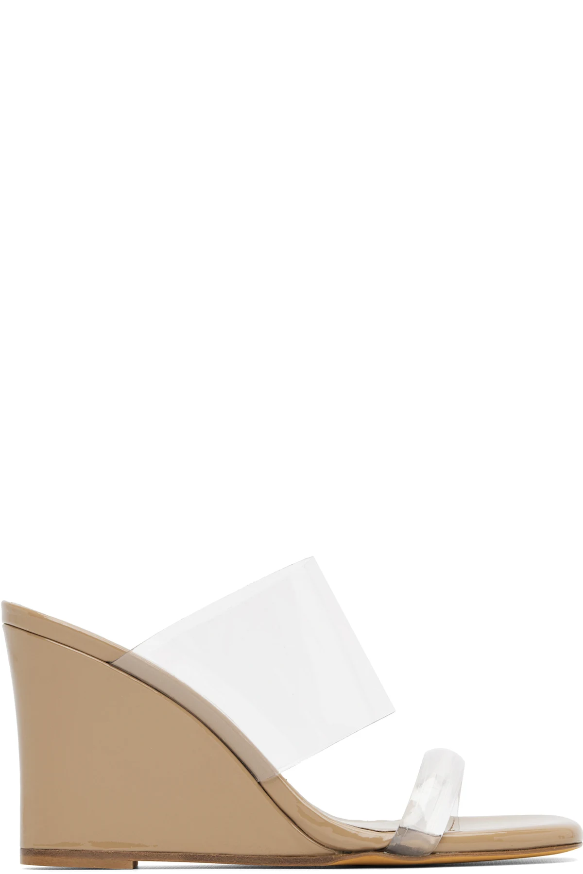 Brown Olympia Wedge Heeled Sandals