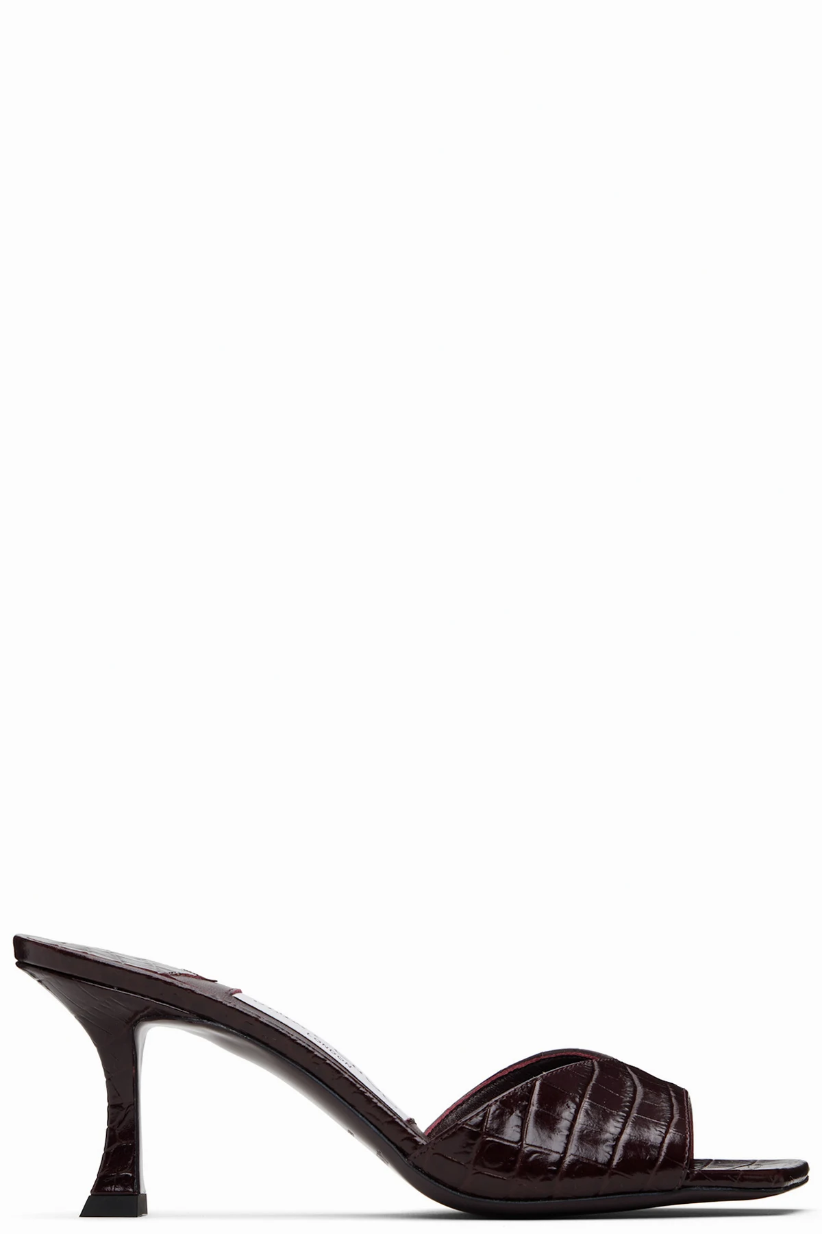 Burgundy Skye 70 Heeled Sandals