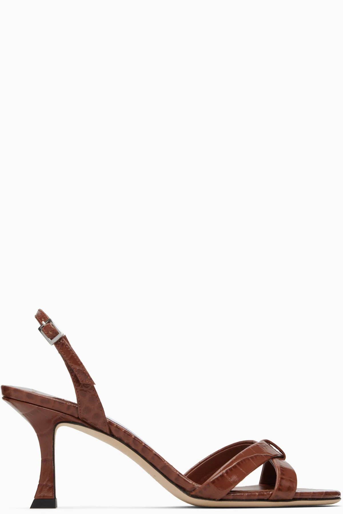 Tan Elsy 70 Heeled Sandals