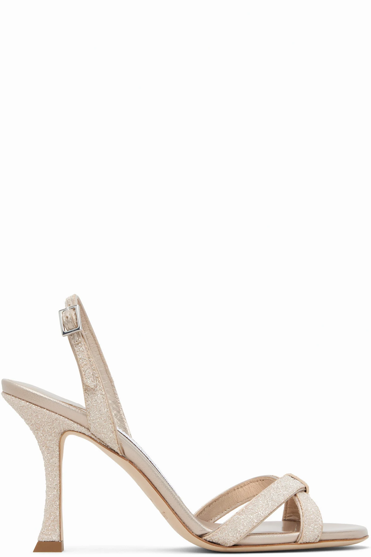 Rose Gold Elsy 90 Heeled Sandals