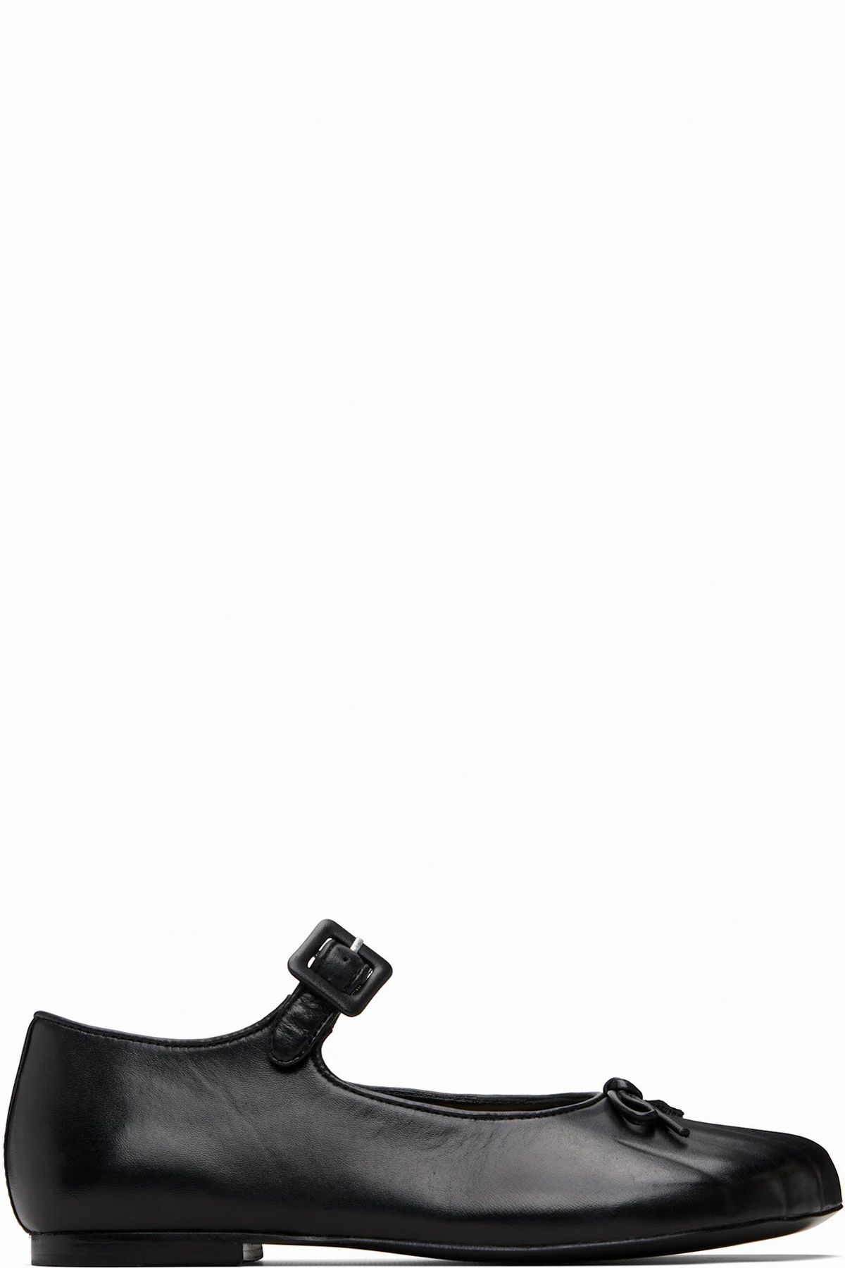 Black Paw Mary Jane Ballerina Flats