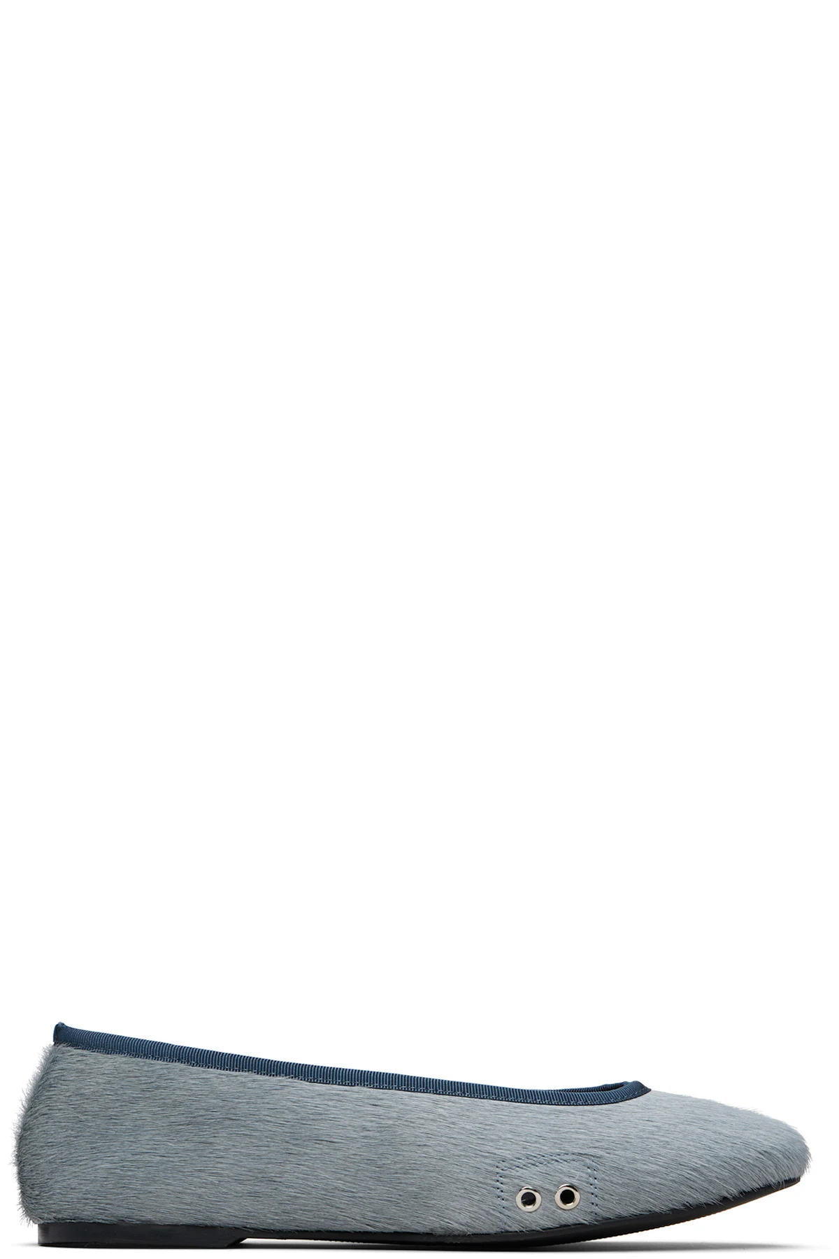 Gray Pili Ballerina Flats