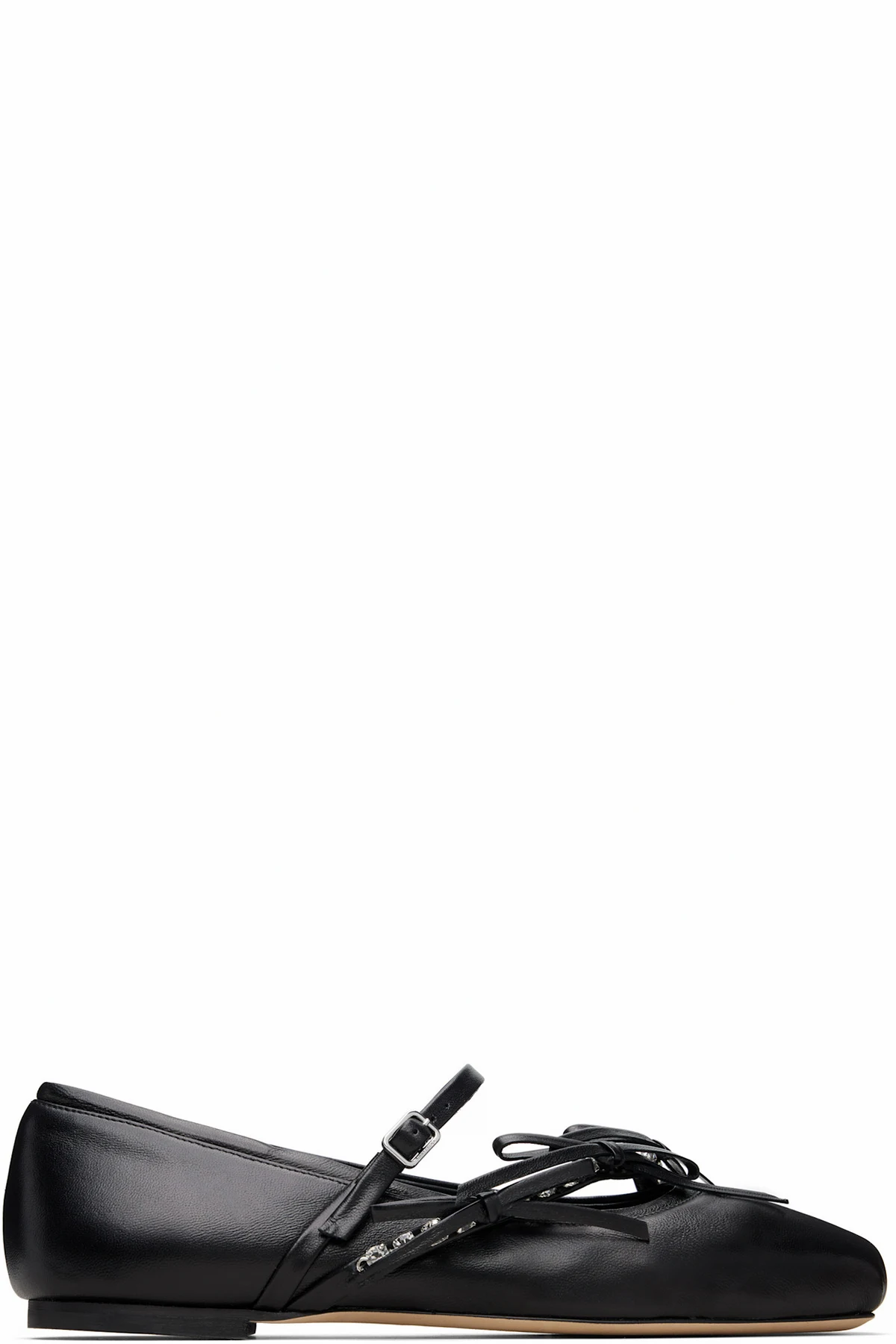 Black Loli Ballerina Flats