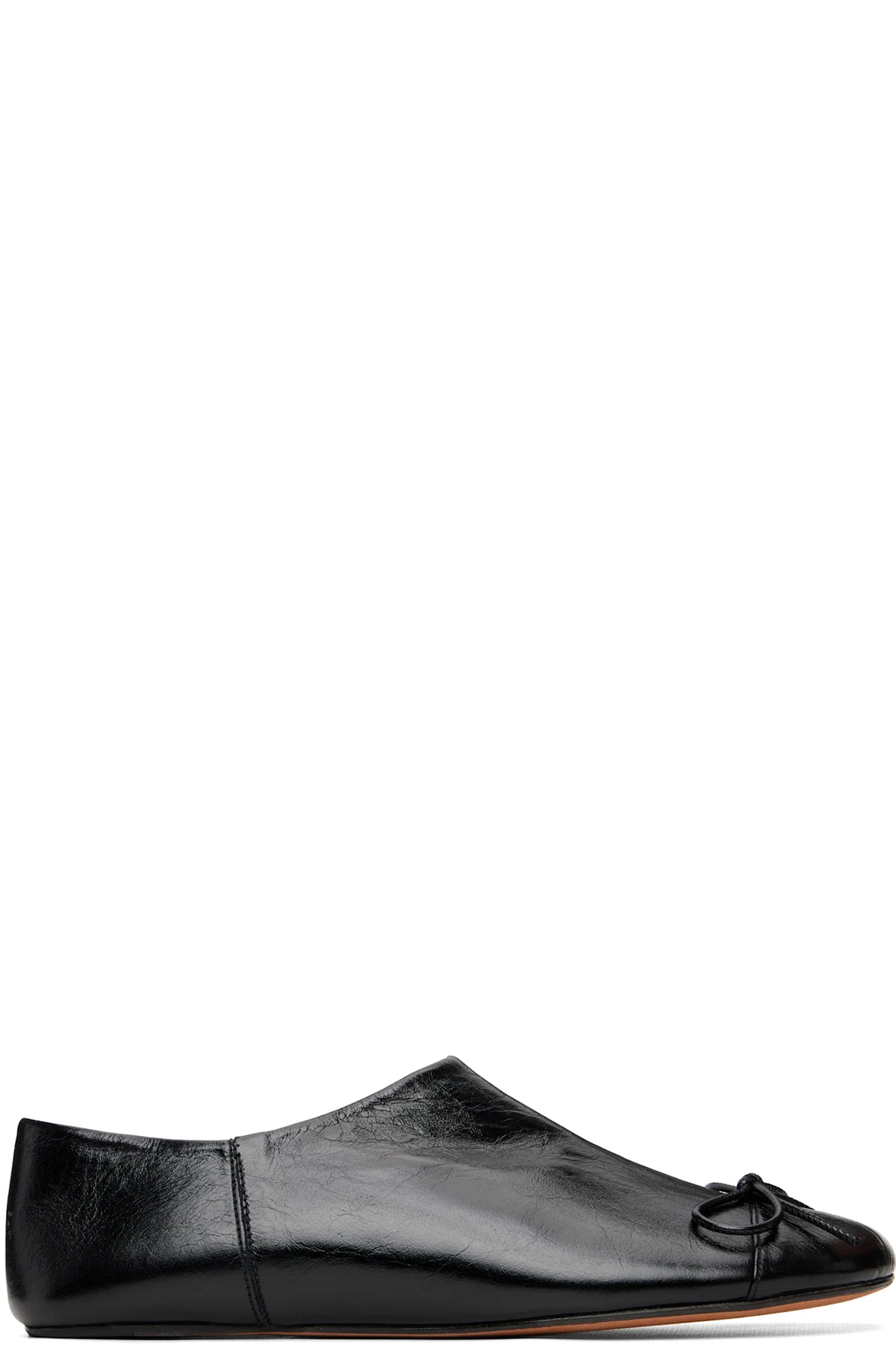 Black Babouch Ballerina Flats