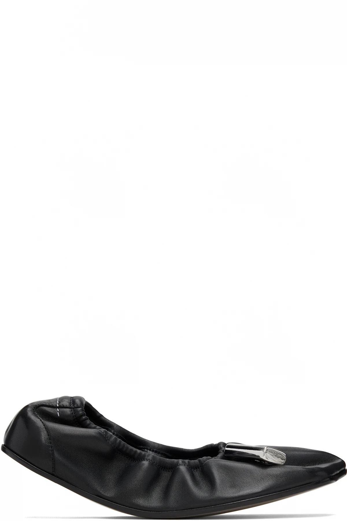 Black Anatomic Travel Charm Ballerina Flats