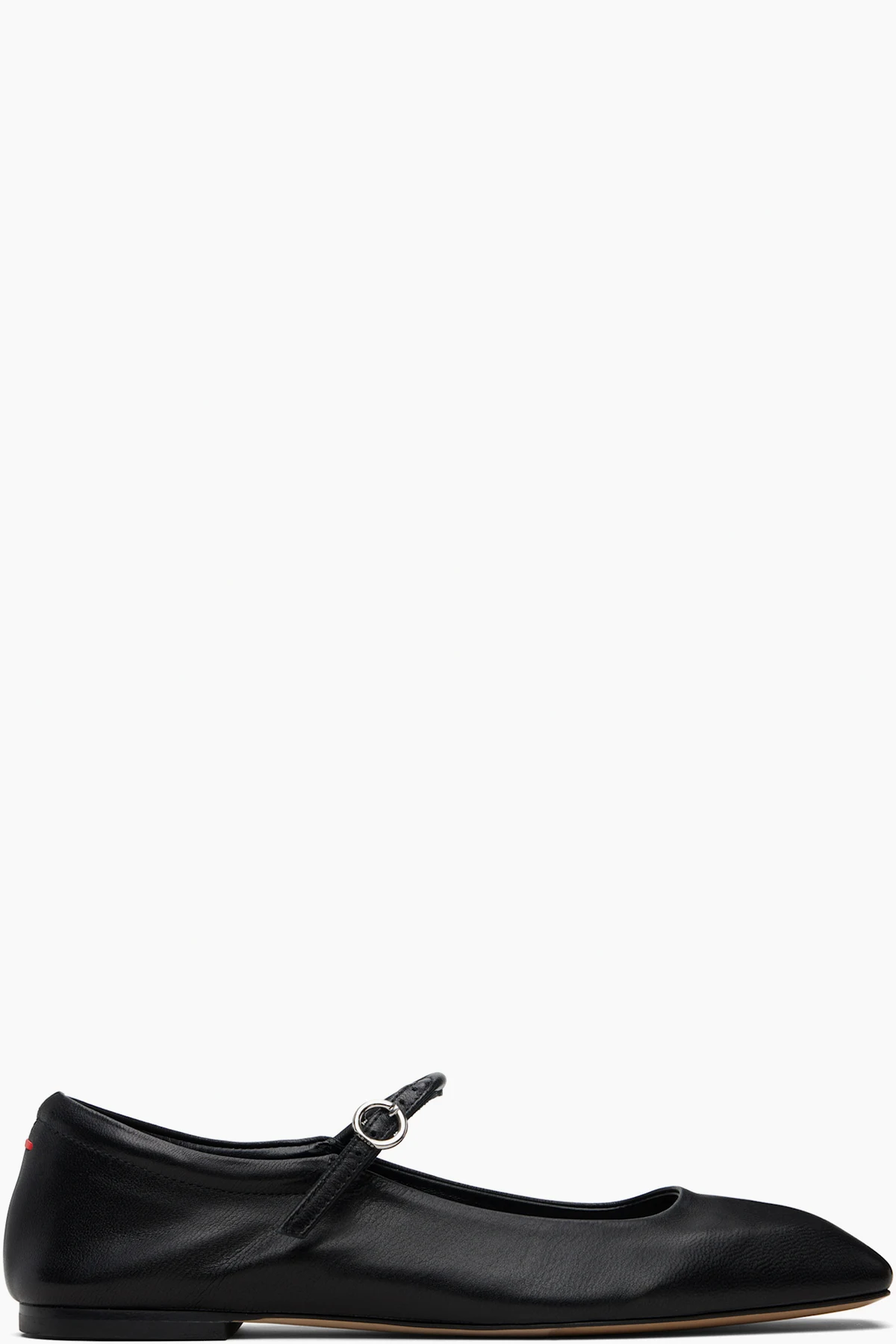 Black Uma Mary-Jane Flats