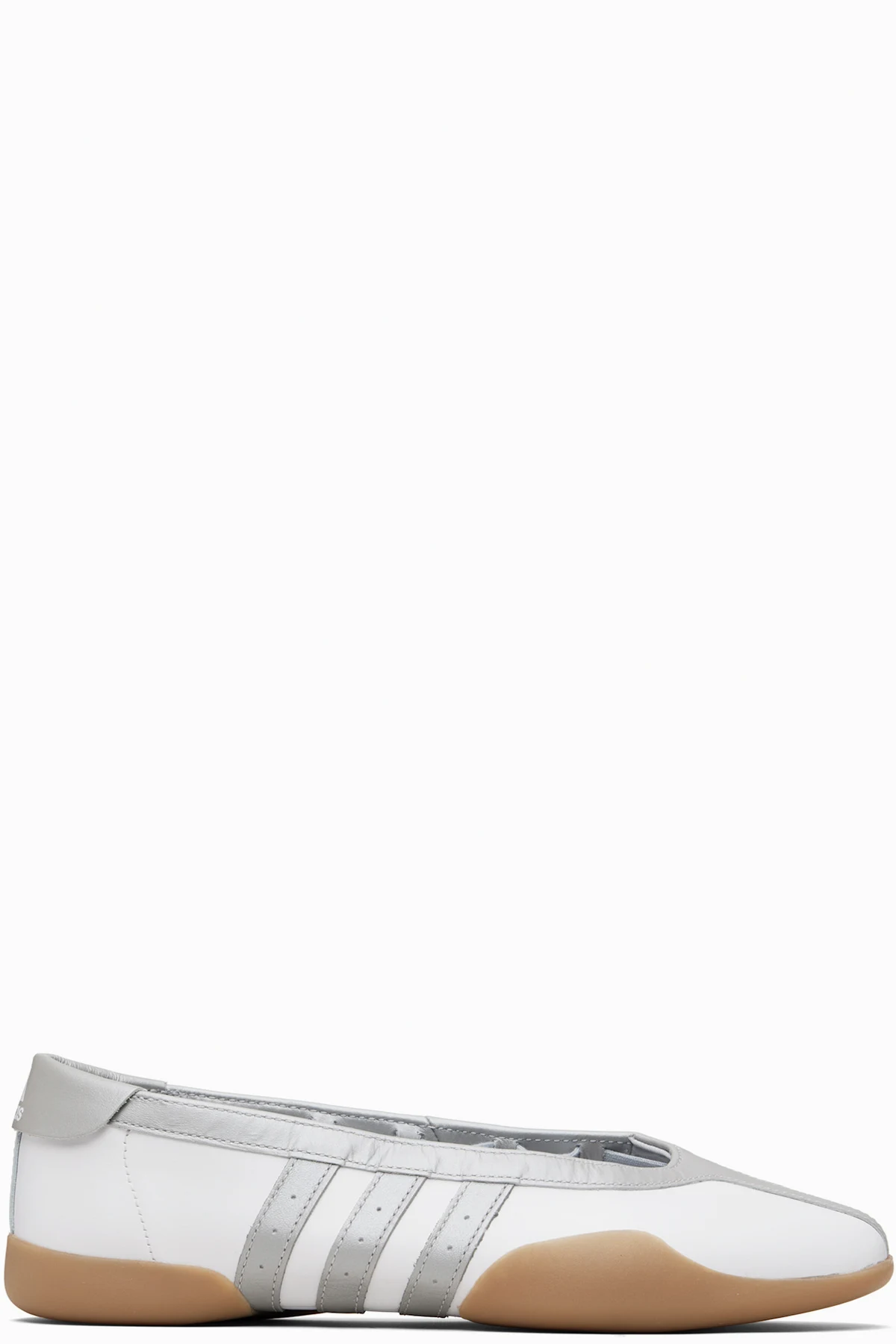 White & Gray Taekwondo Mei Ballerina Flats