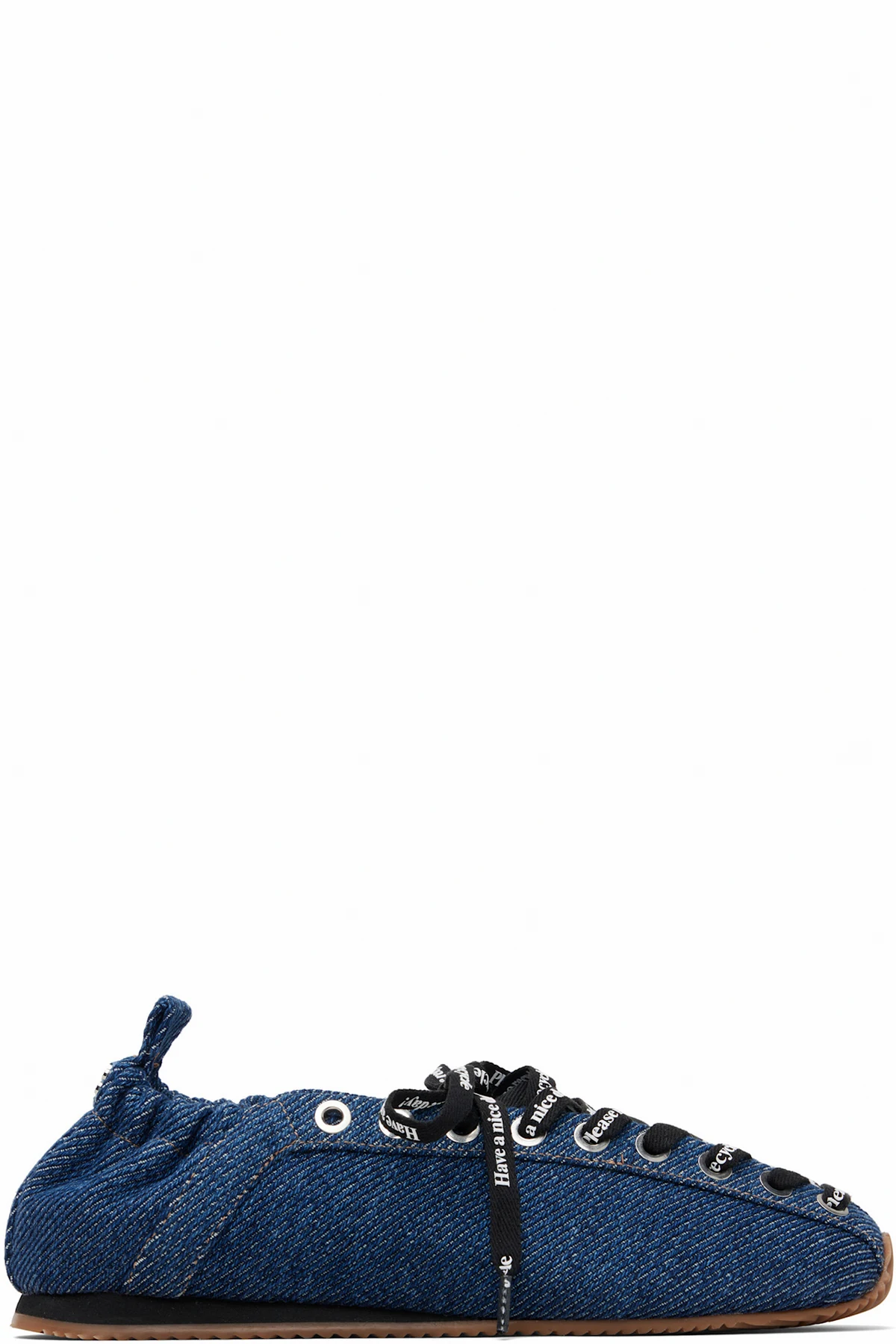 Navy Sporty Ballerina Flats