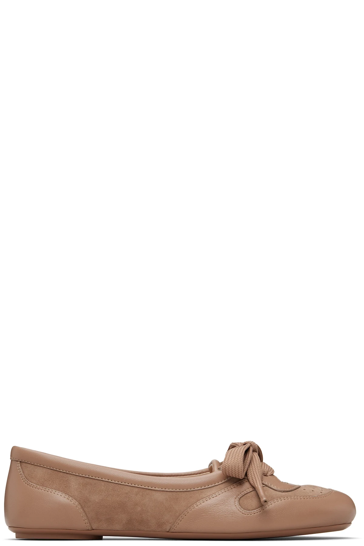 Pink Vault Ballerina Flats