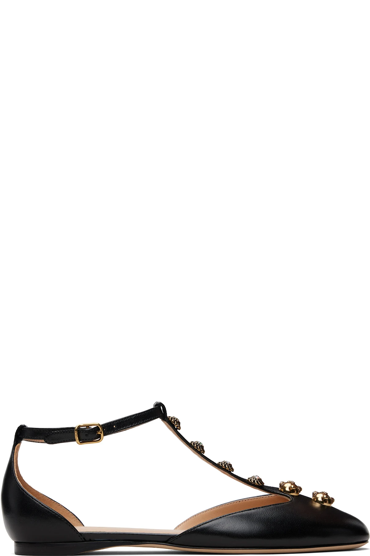 Black Celeste Ballerina Flats