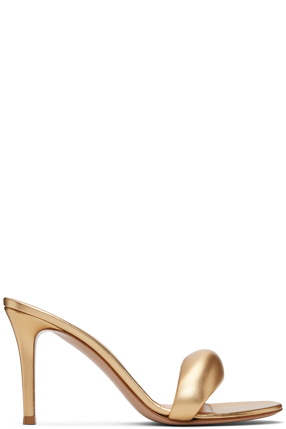 Gold Bijoux Mule 85 Heeled Sandals