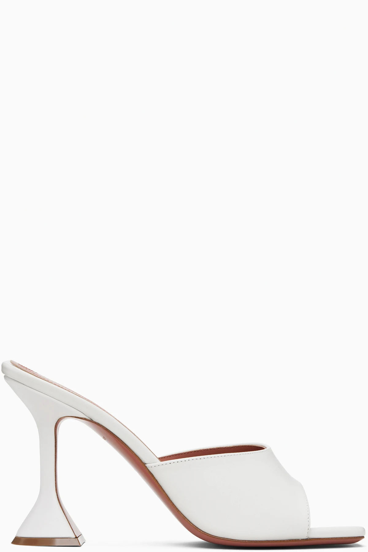 White Lupita Slipper 95 Heeled Sandals