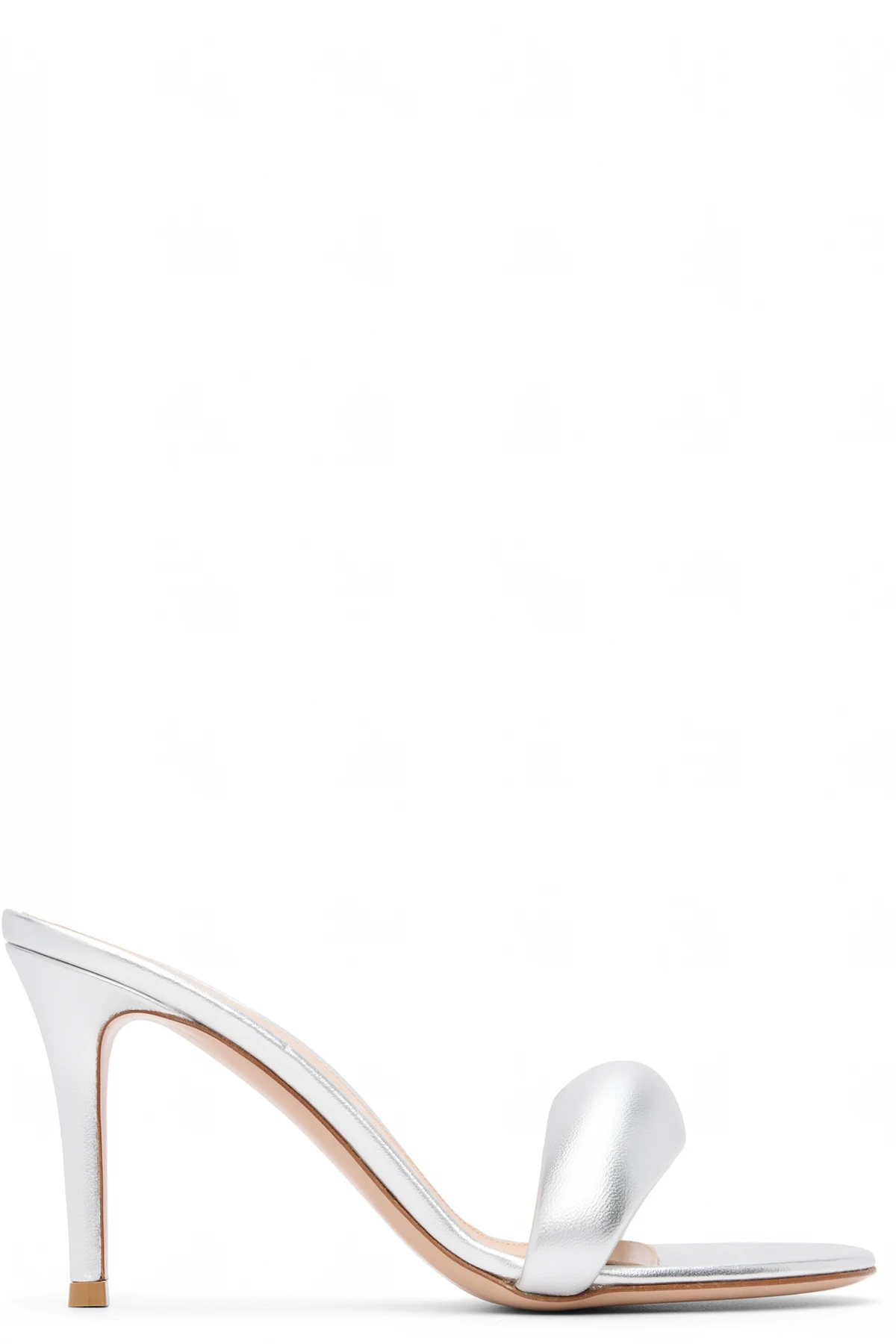 Silver Bijoux Mule 85 Heeled Sandals