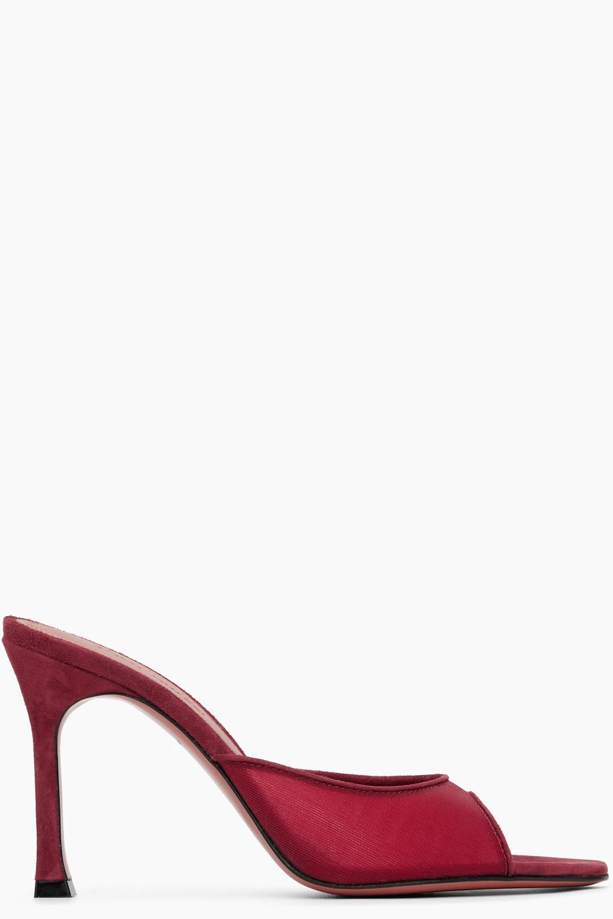 Red Alexa 95 Mesh Slipper Heeled Sandals