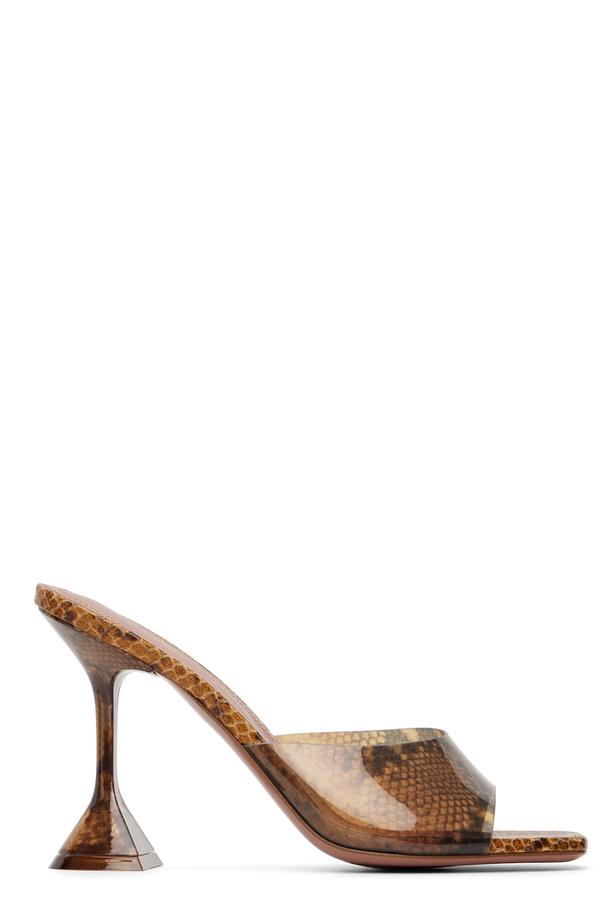 Brown Lupita Glass Slipper 95 Heeled Sandals