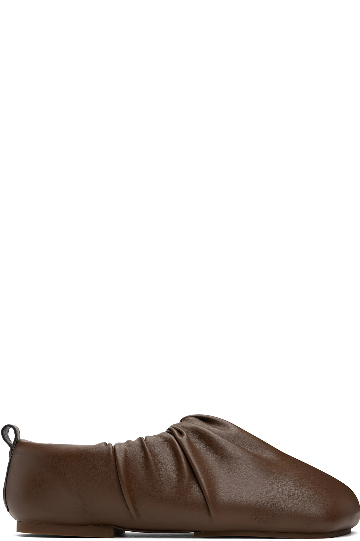 Brown Wrinkle Loafers