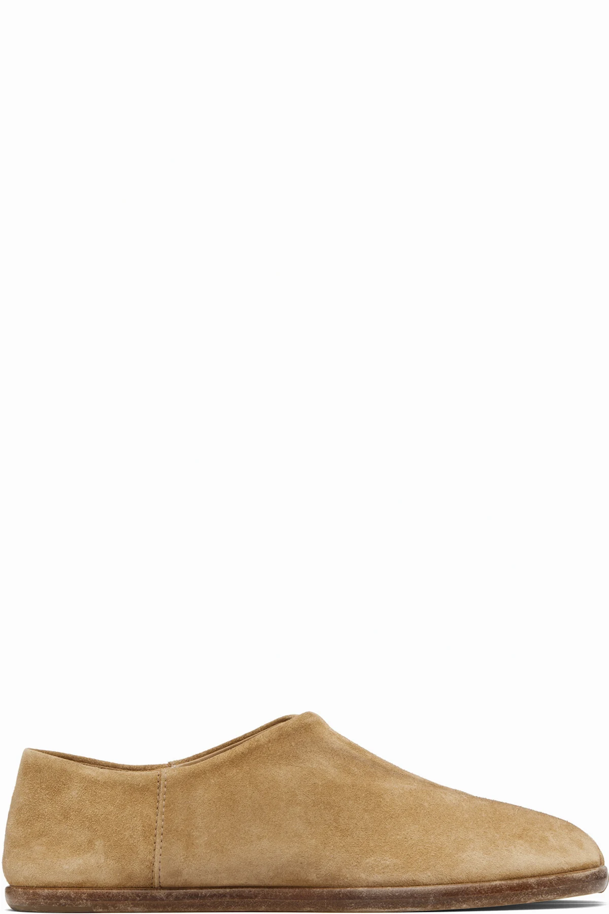 Tan Tabi Babouches Loafers