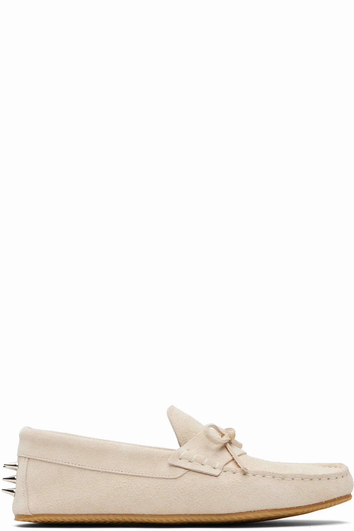 SSENSE Exclusive Beige Spike Loafers