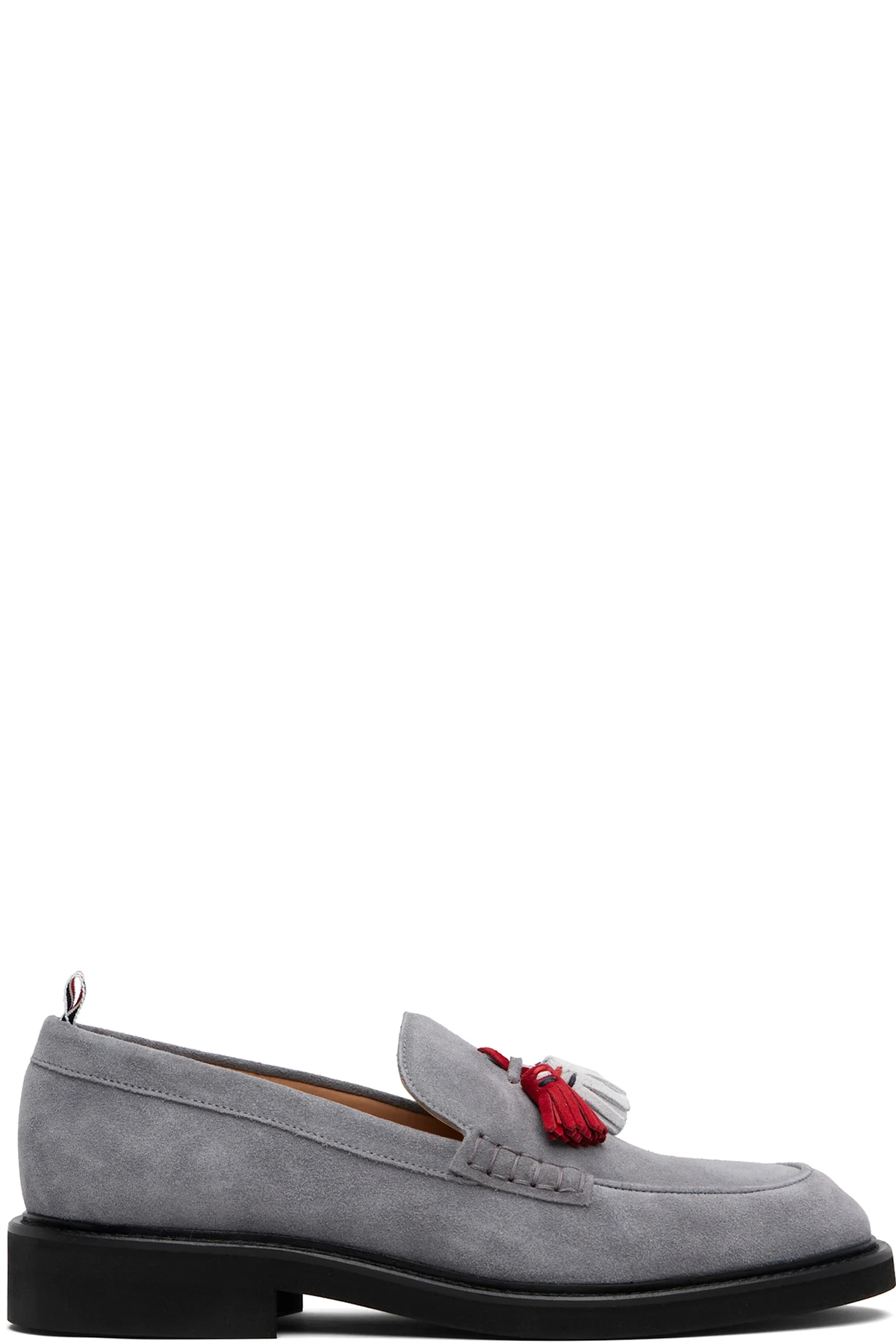 Gray RWB Tassel Loafers