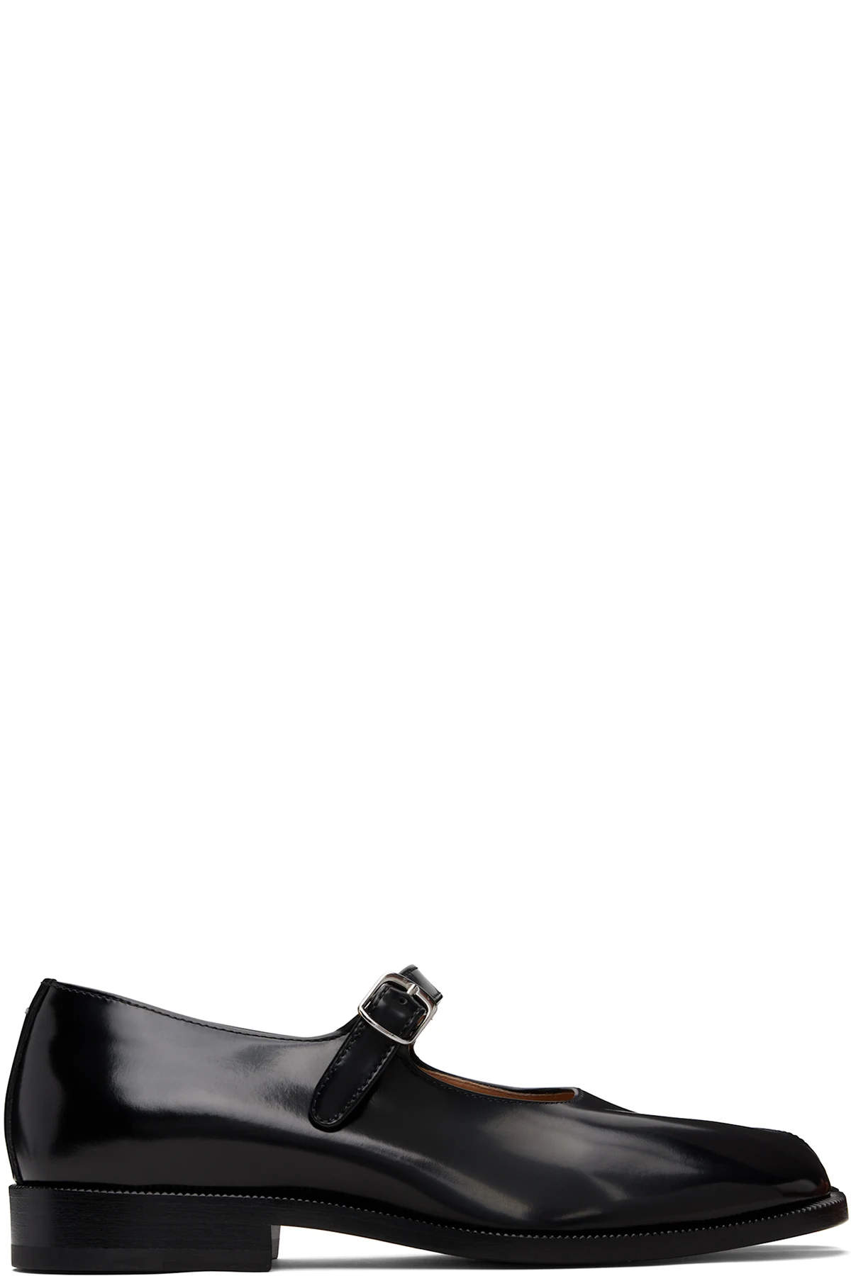 Black Tabi City Mary-Jane Loafers
