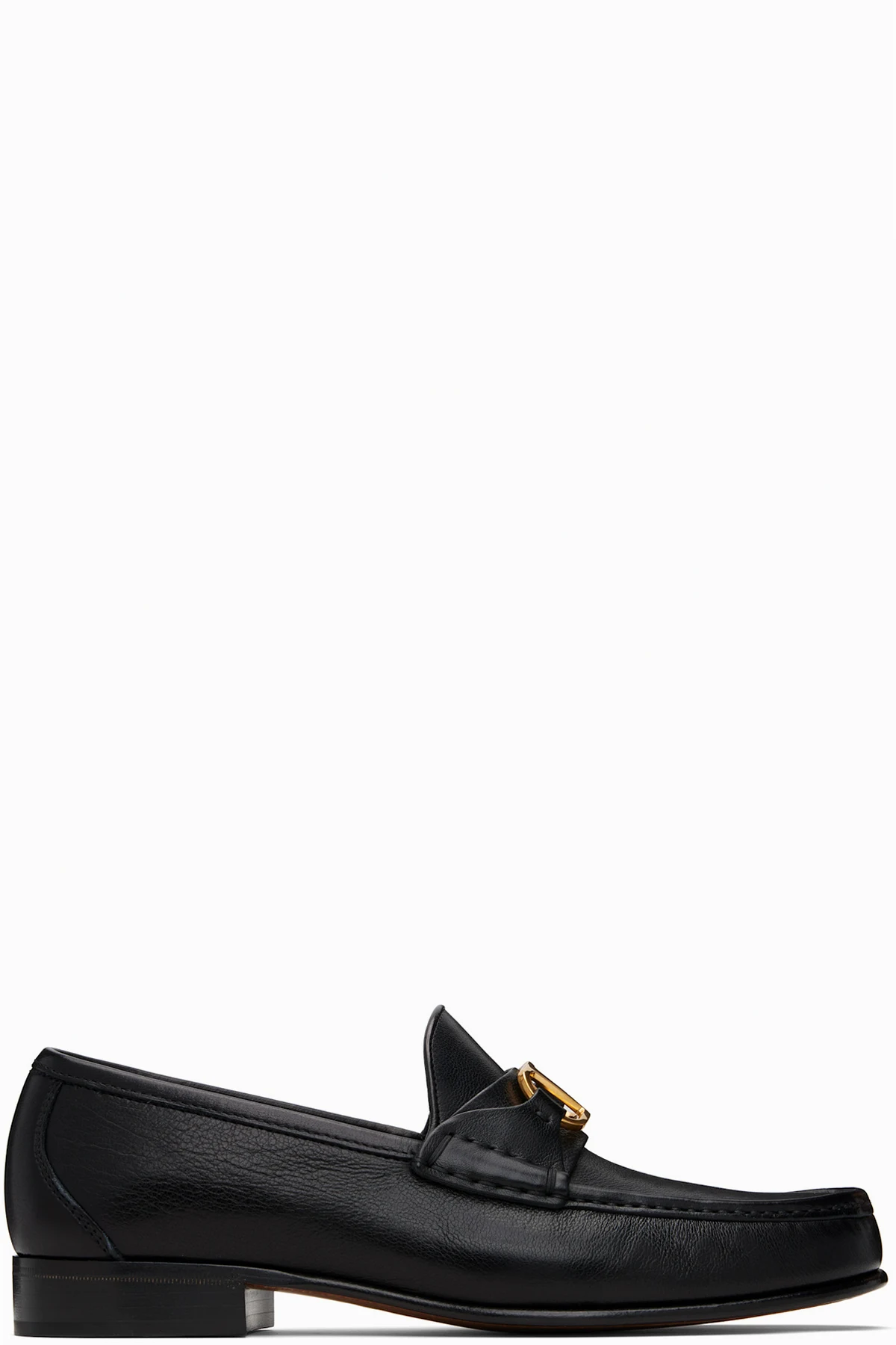Black Vlogo Signature Buffalo Loafers