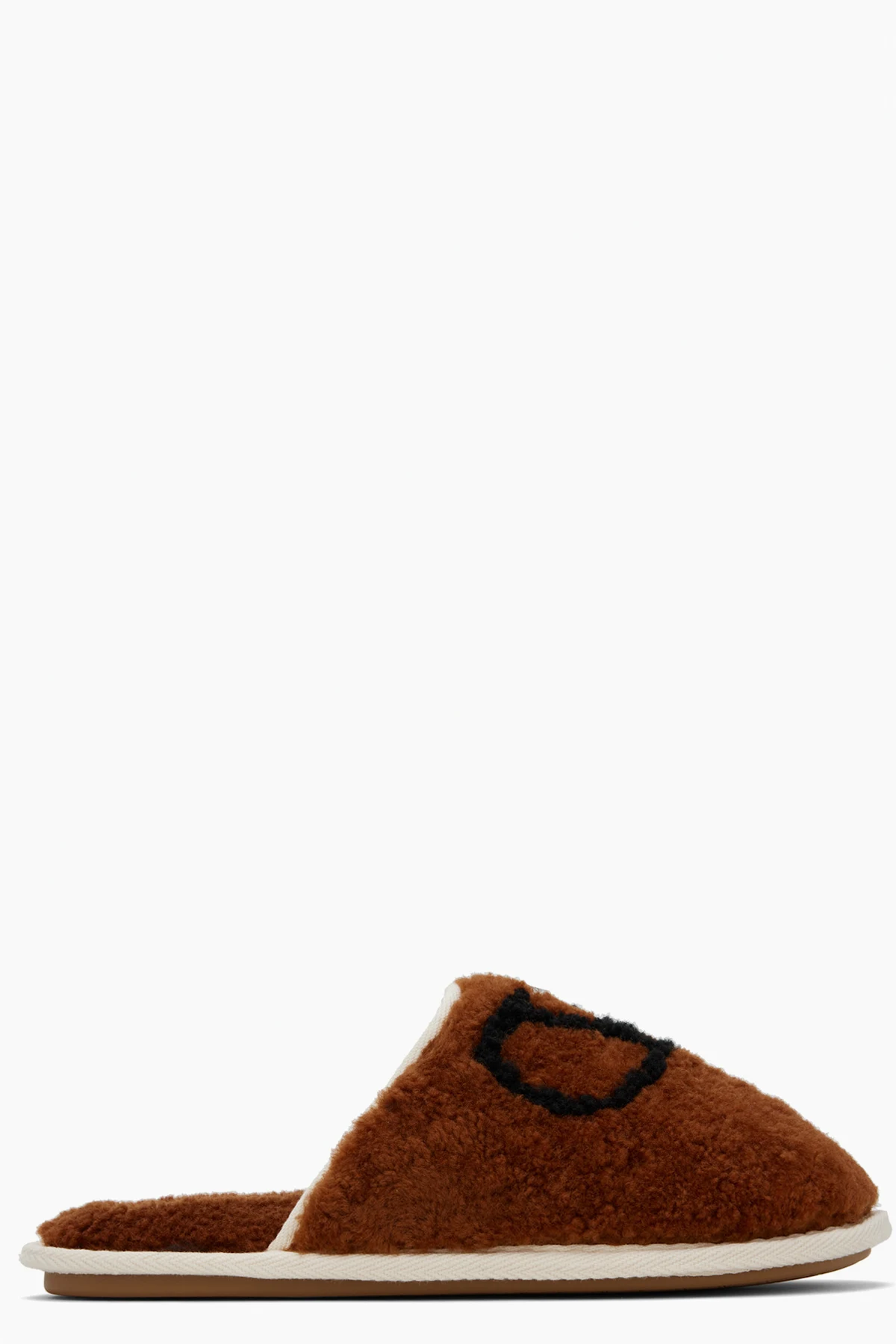 Brown Ta Chambre Wool Slippers