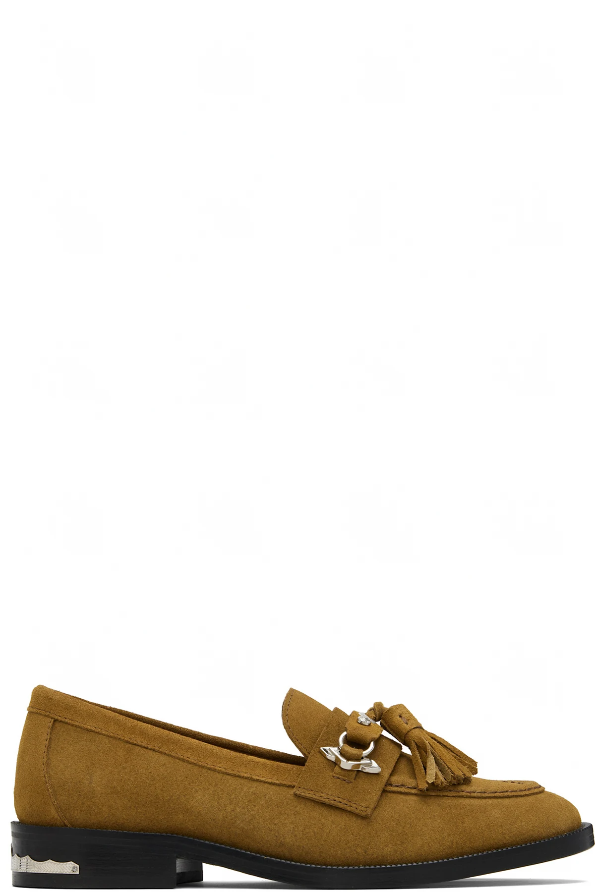 Khaki Suede Loafers