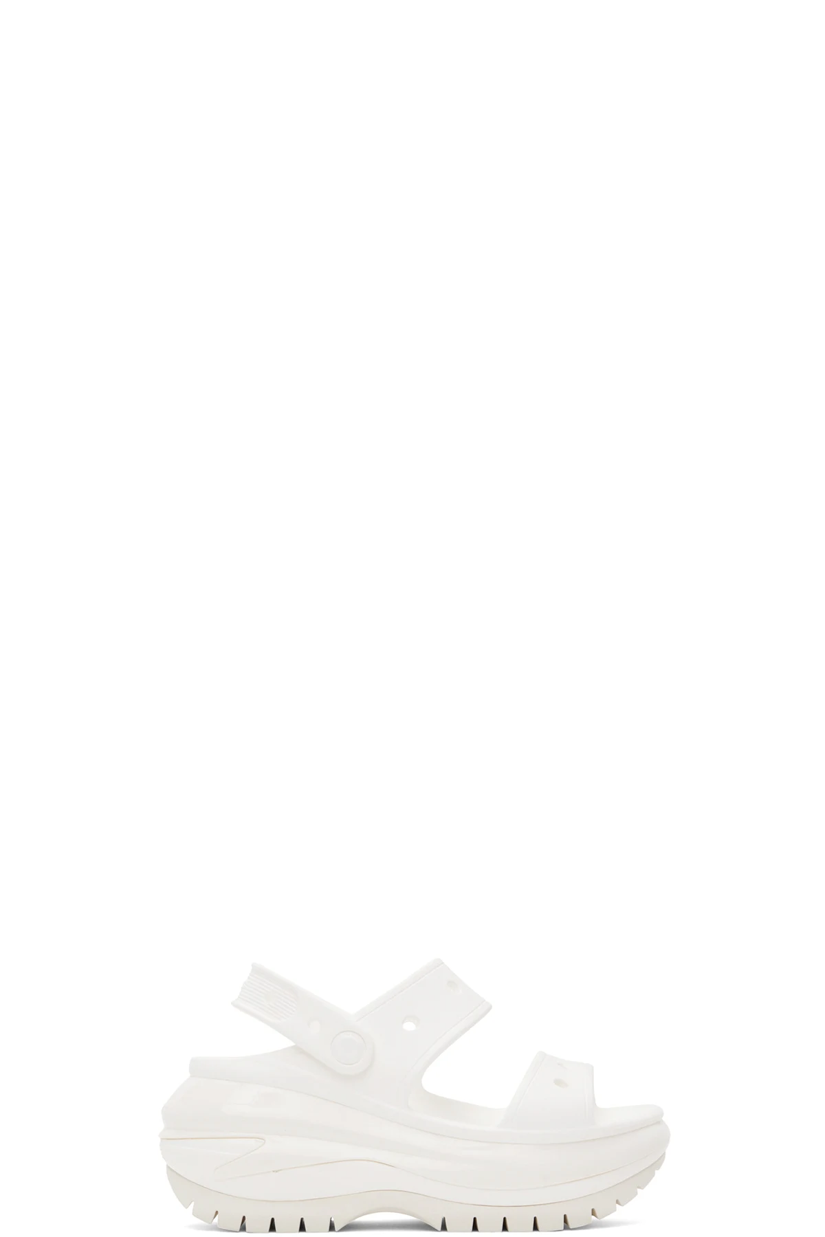 White Mega Crush Sandals