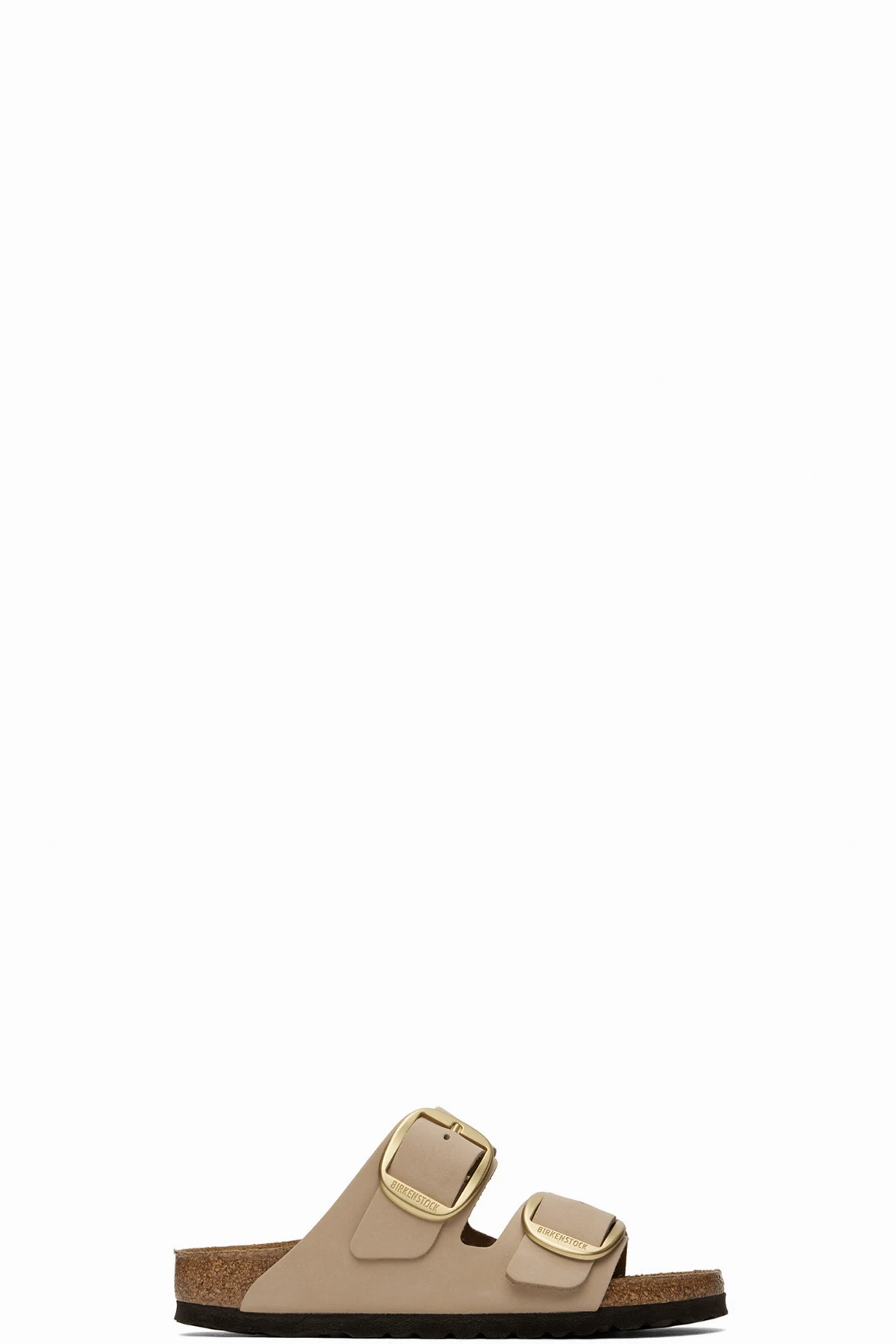 Taupe Narrow Arizona Big Buckle Sandals