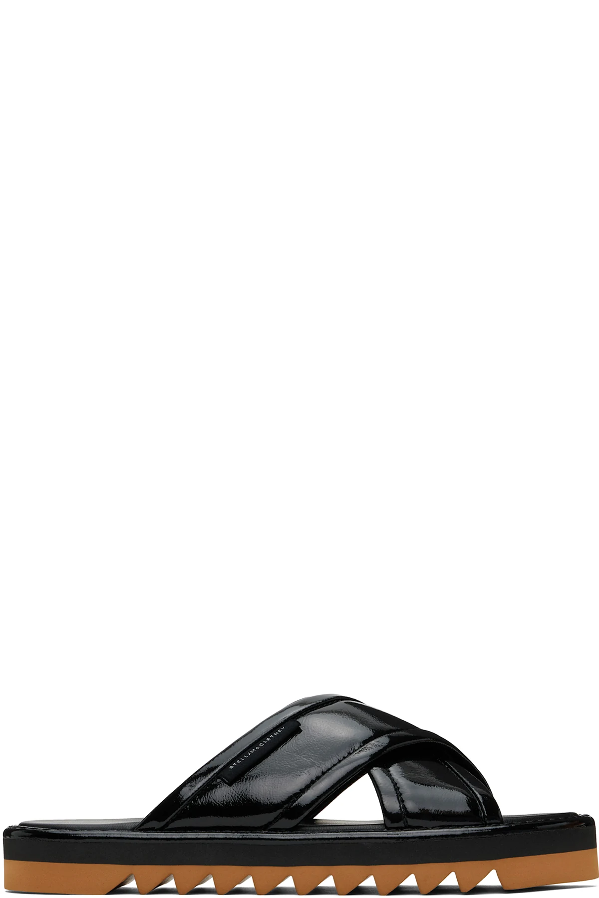 Black Sneak-Elyse Twisted Sandals