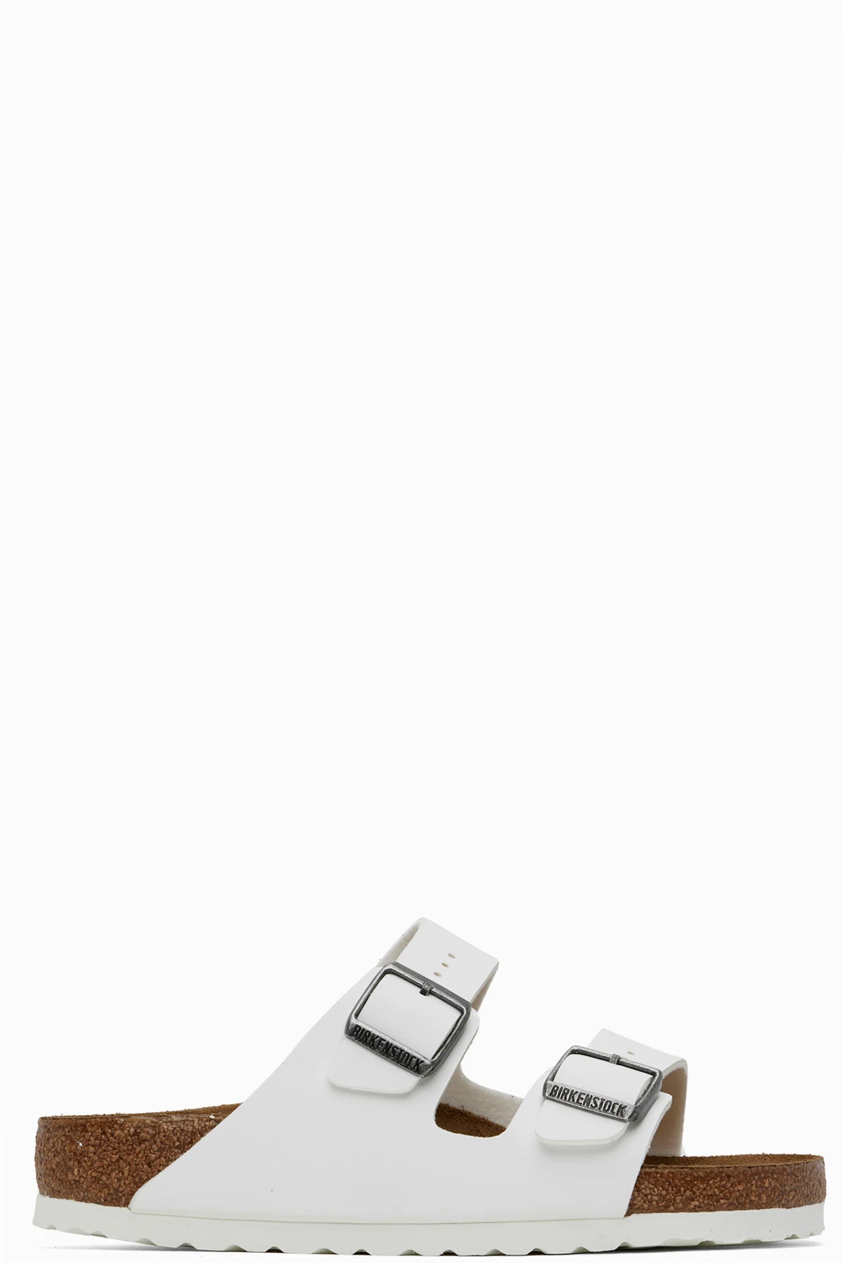 White Regular Arizona Sandals