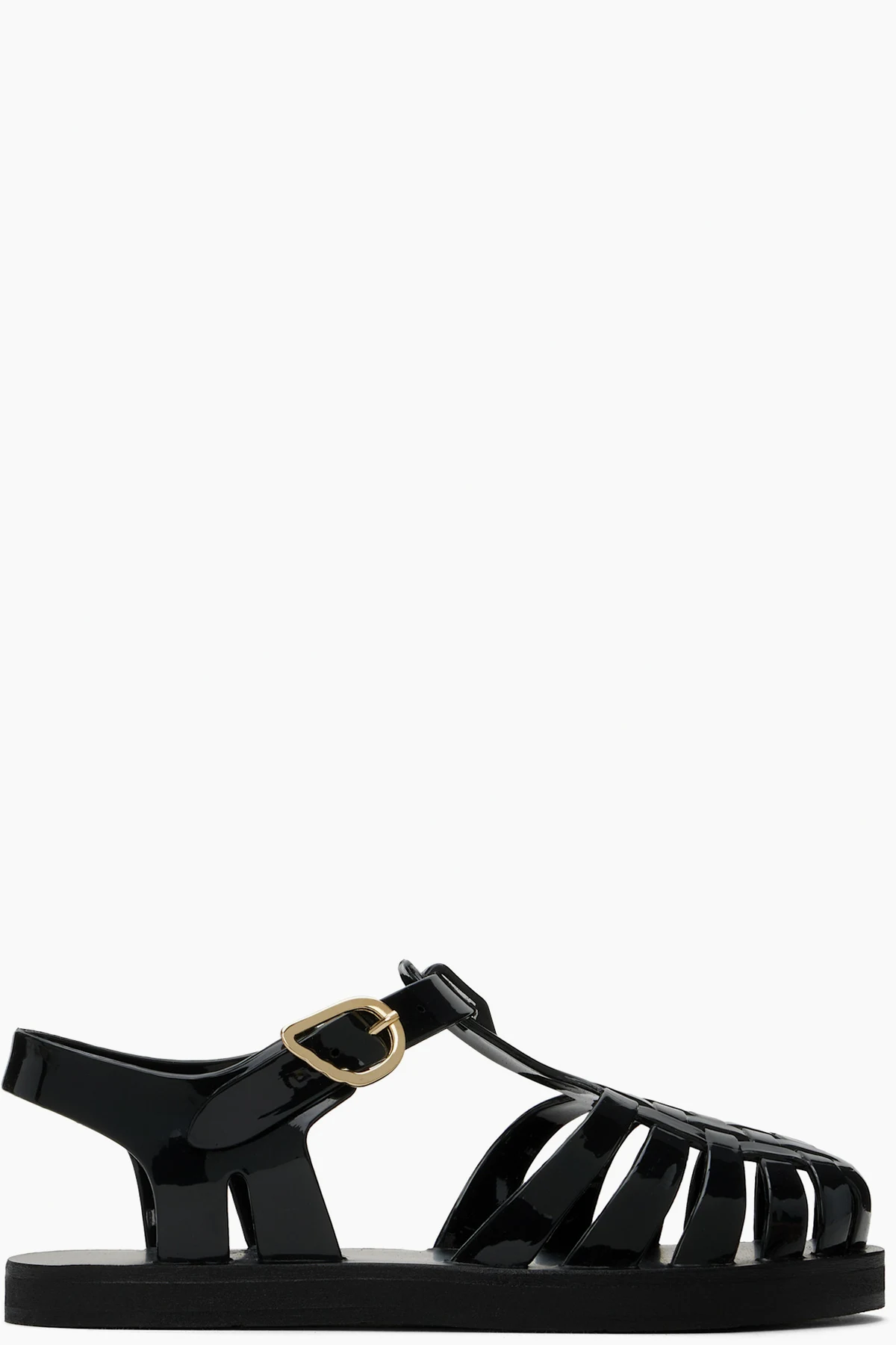 Black Homeria Jelly Sandals